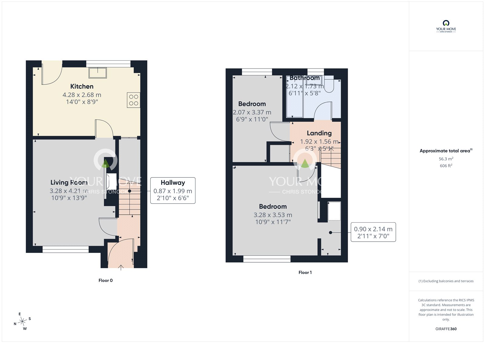 131, Southway, Tyne and Wear floorplan