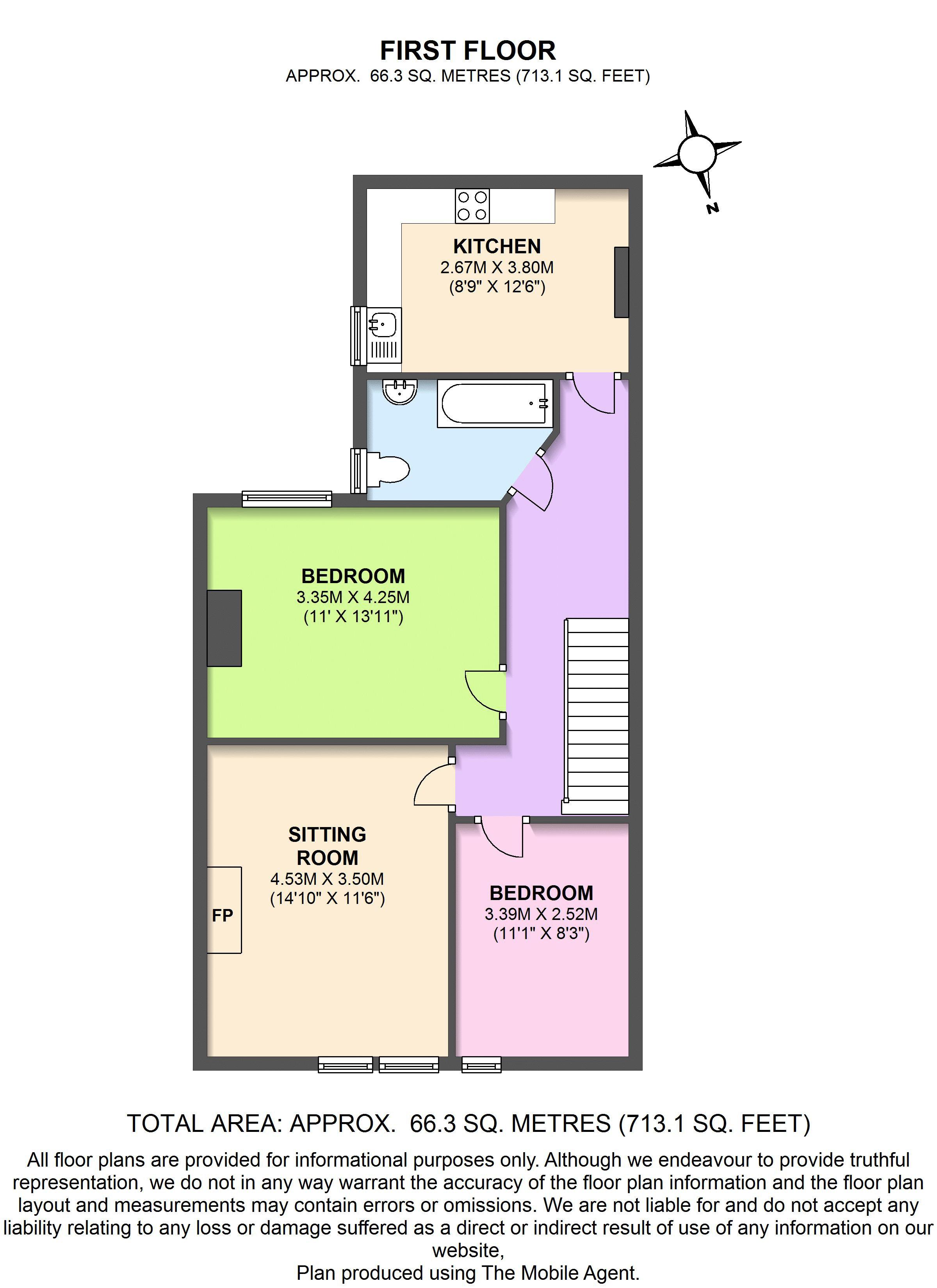 88a, Walton Road, EAST MOLESEY floorplan