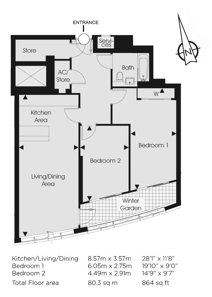 7, Station Street, London floorplan