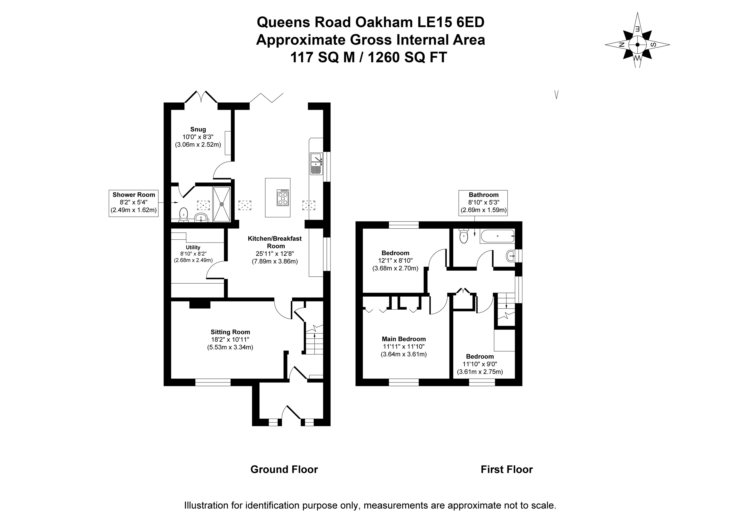 Queens Road, Oakham floorplan