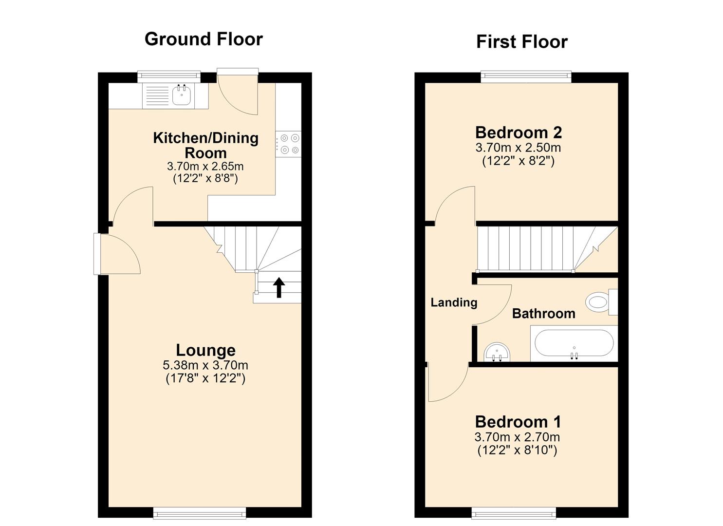 6, Meadow Garth, Hull floorplan