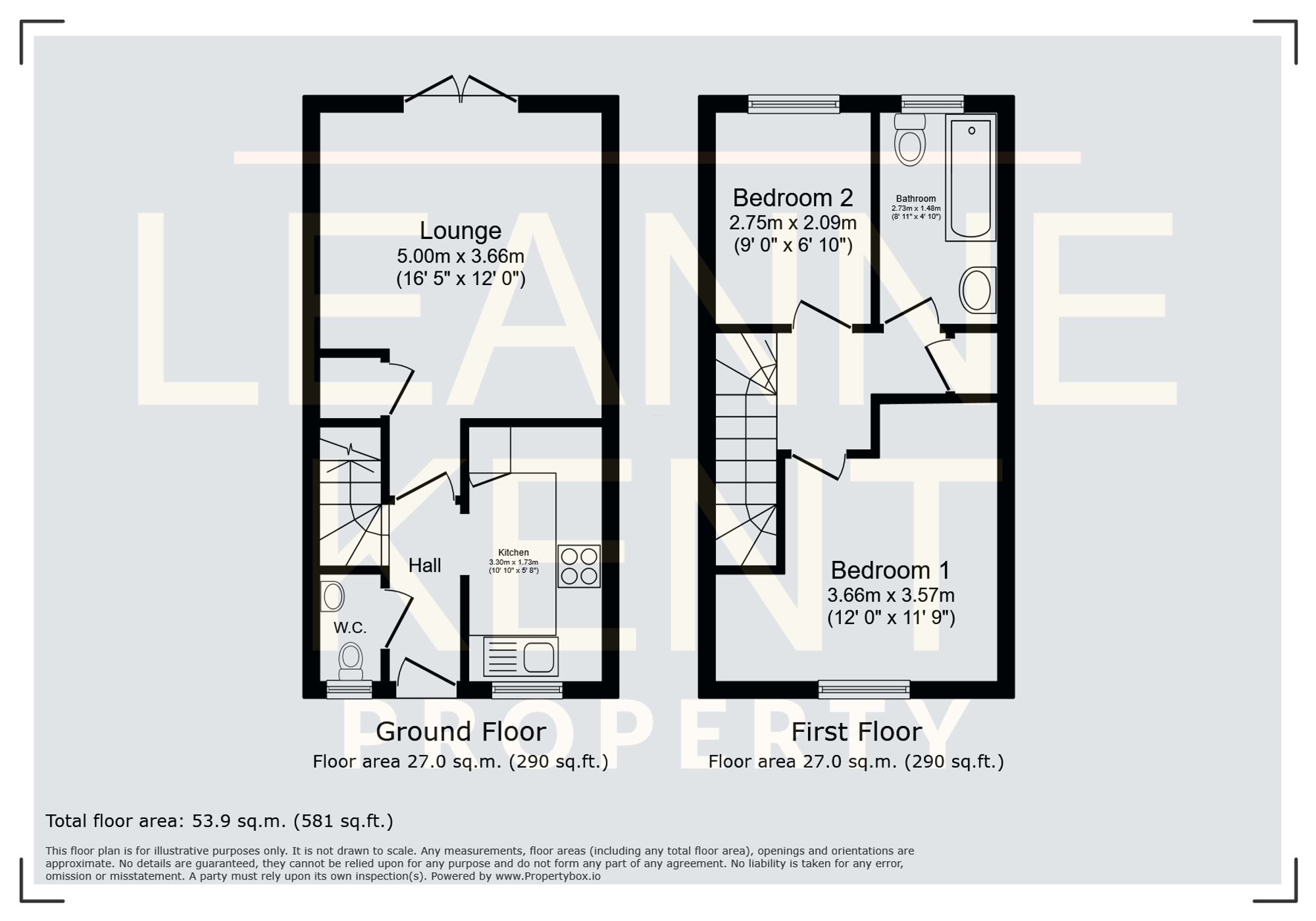 15 Cae Nant Gledyr, Caerphilly floorplan