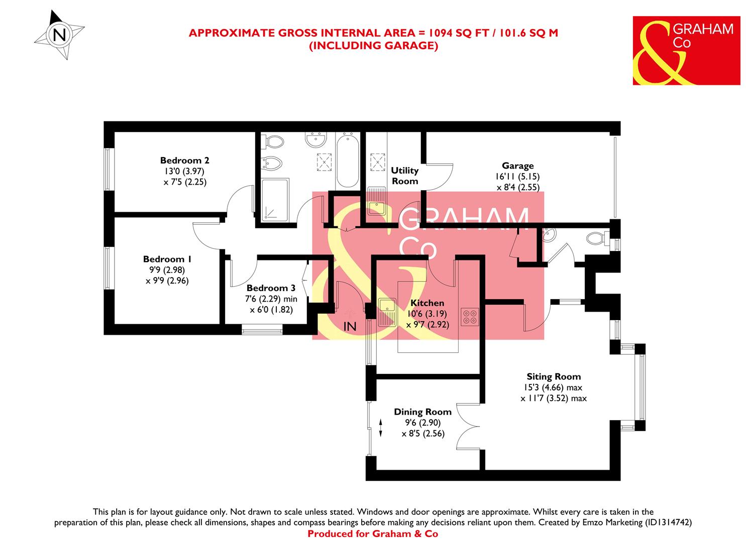 18, Chestnut Avenue, Andover floorplan