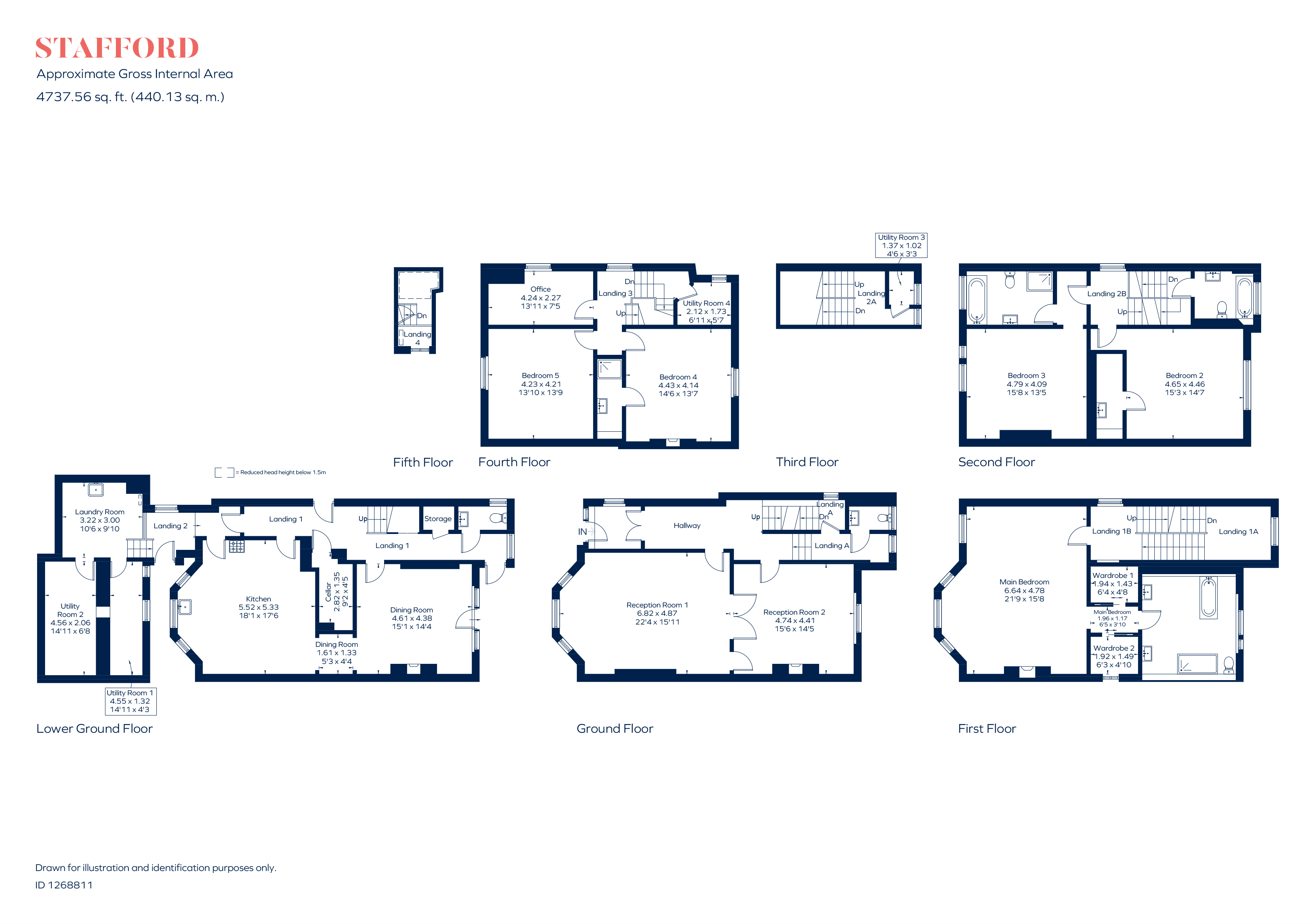 1, Stafford Terrace, London floorplan