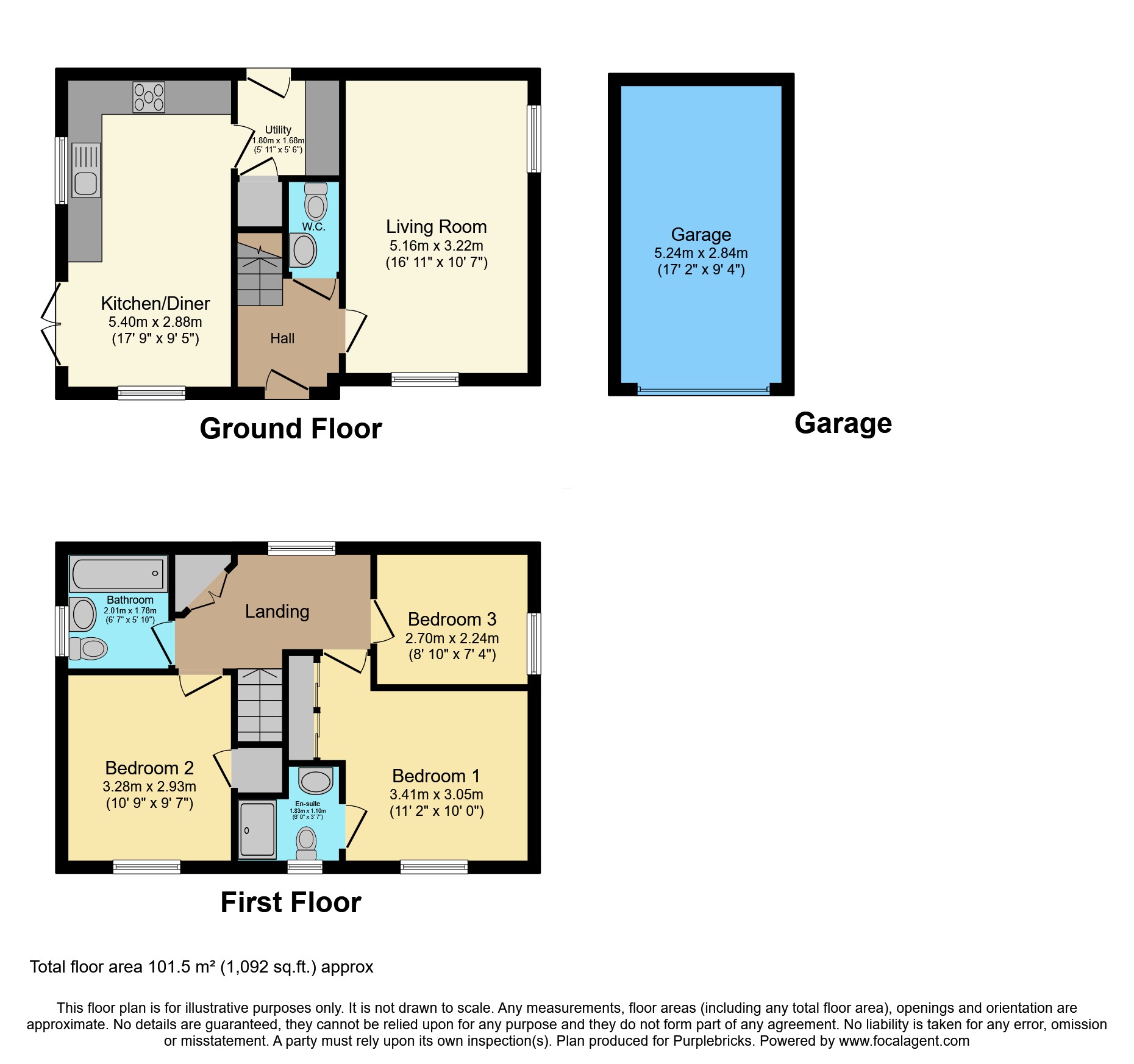 86, Castle Stead Drive, Bradford floorplan