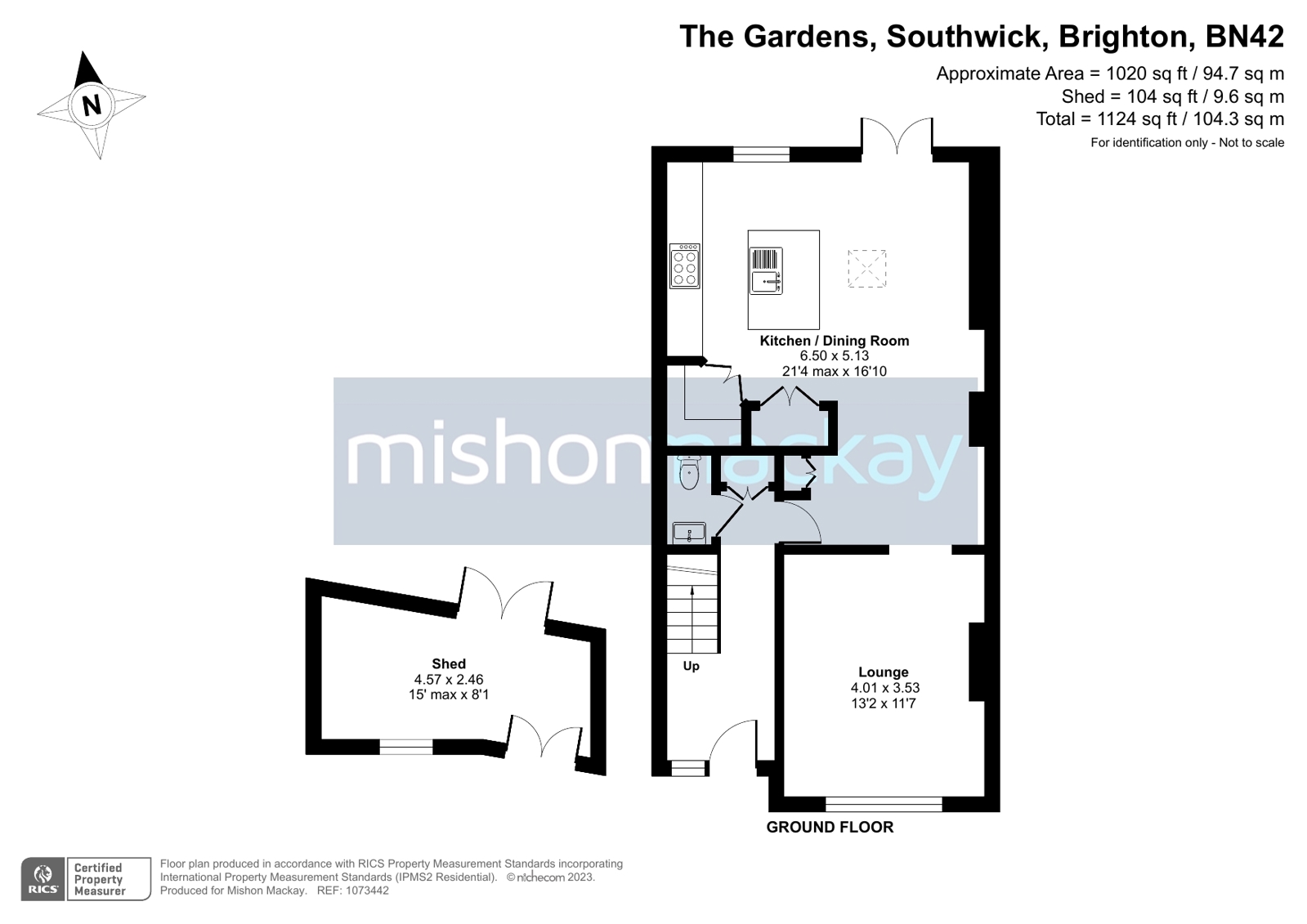 The Gardens, Southwick, Brighton, West Sussex BN42, 3 bedroom terraced