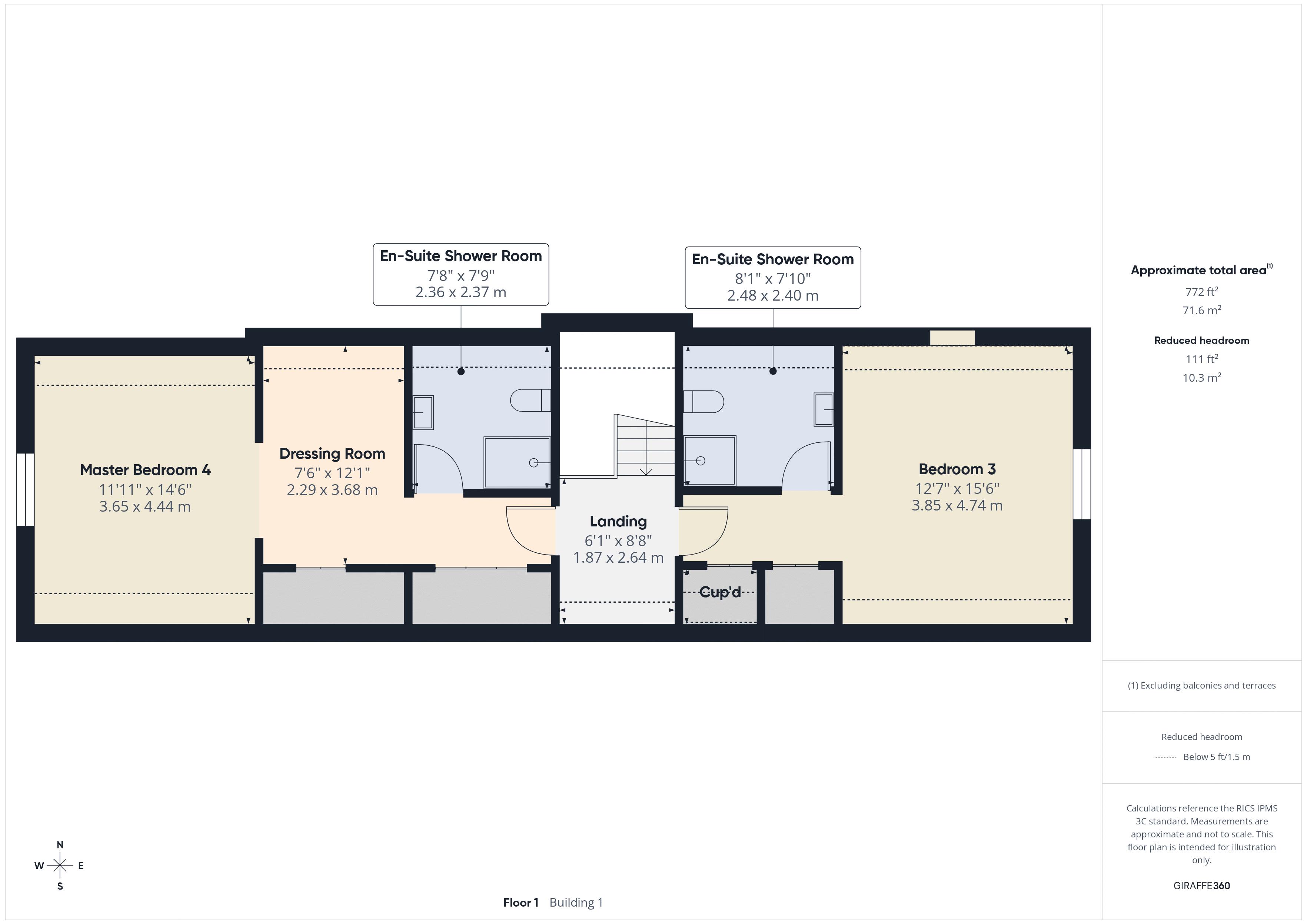 Golwg y Bryn, Bro Cerwyn, Carmarthen floorplan