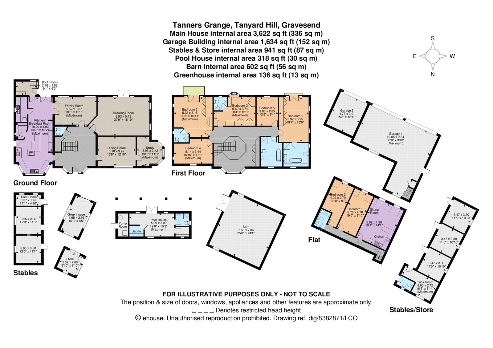 5 Bedrooms Detached house for sale in Tanyard Hill, Shorne, Gravesend, Kent DA12
