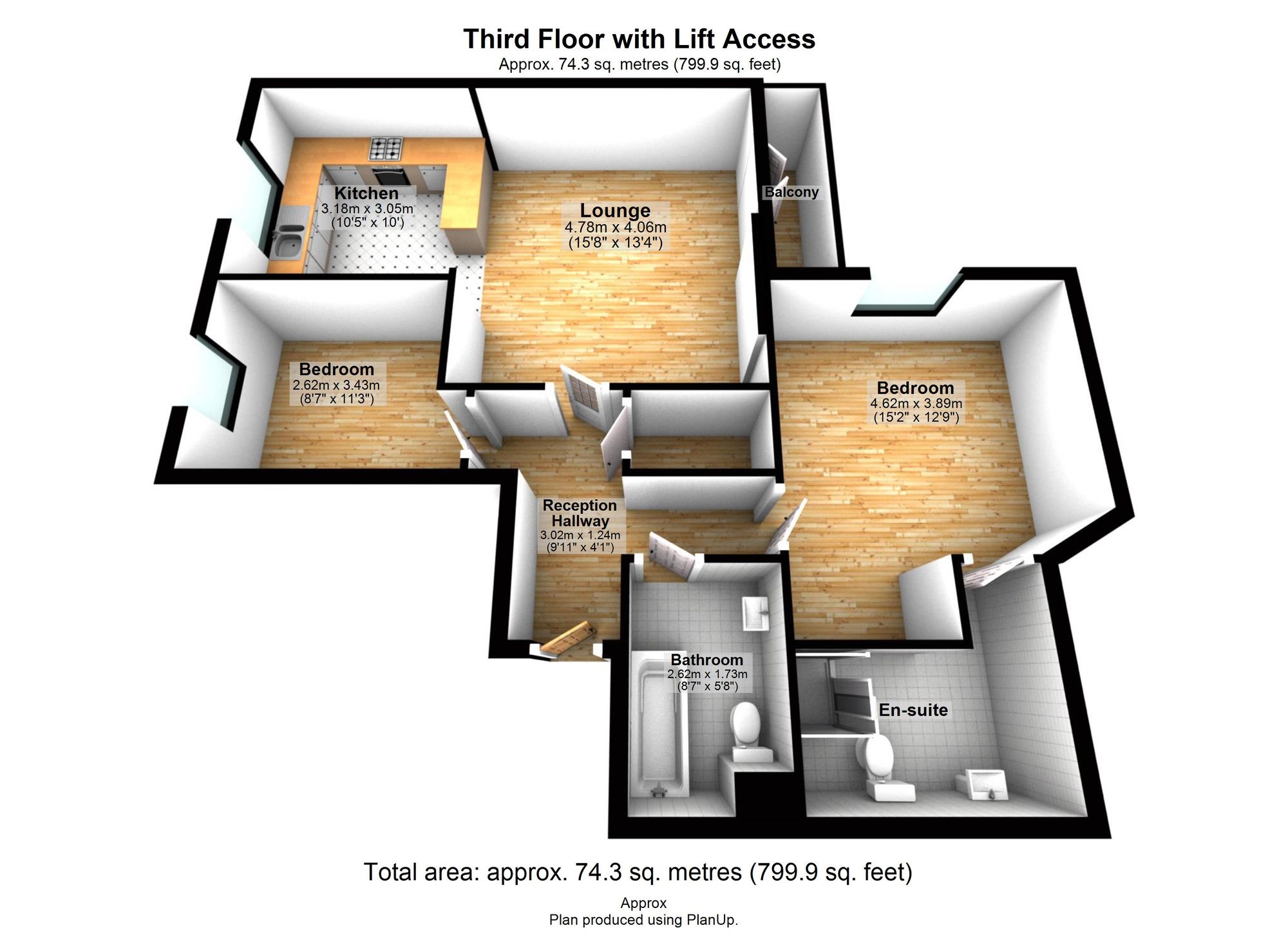 Flat 13 Victoria Parade, Queens Quay, Torquay floorplan