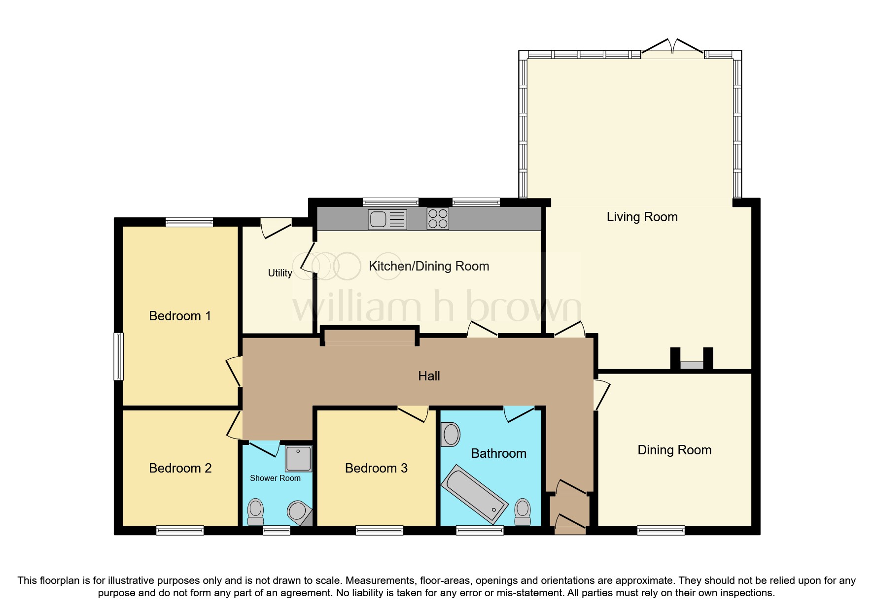 Bramonde, Rectory Road, Eye floorplan