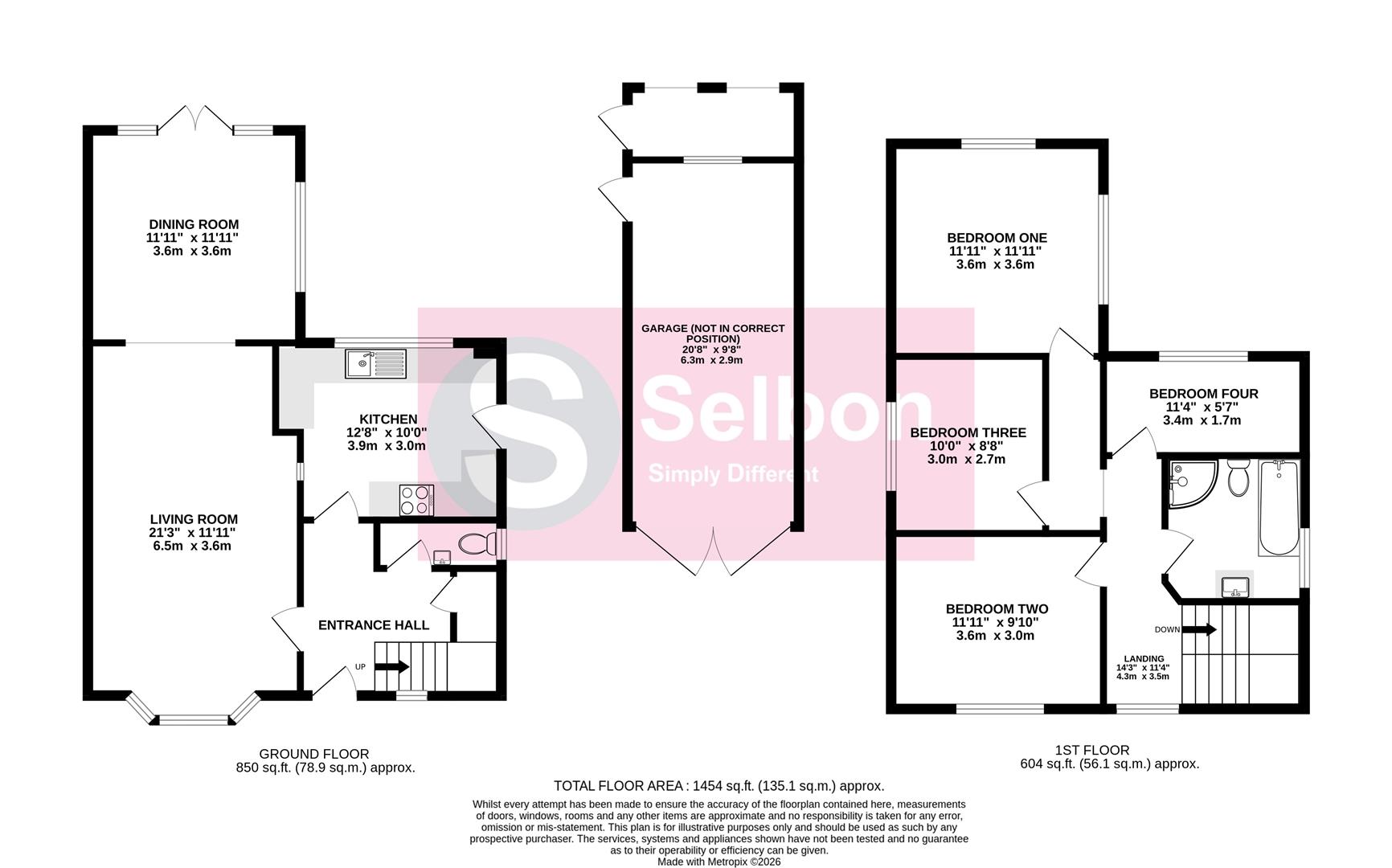 83, Prospect Road, Farnborough floorplan
