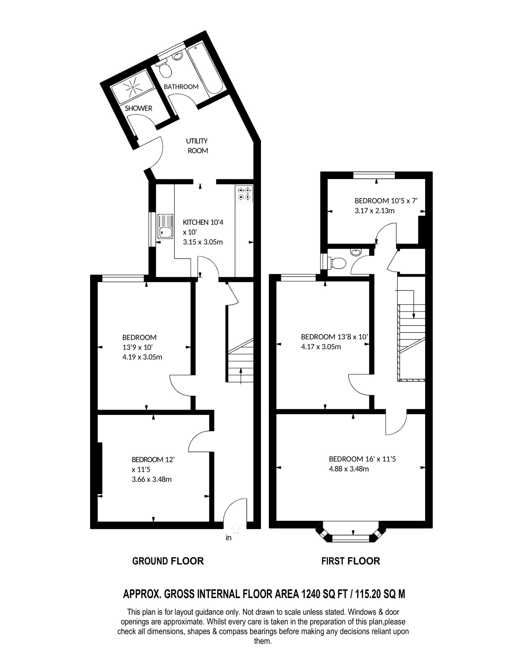 20 St. Josephs Road, Aldershot floorplan