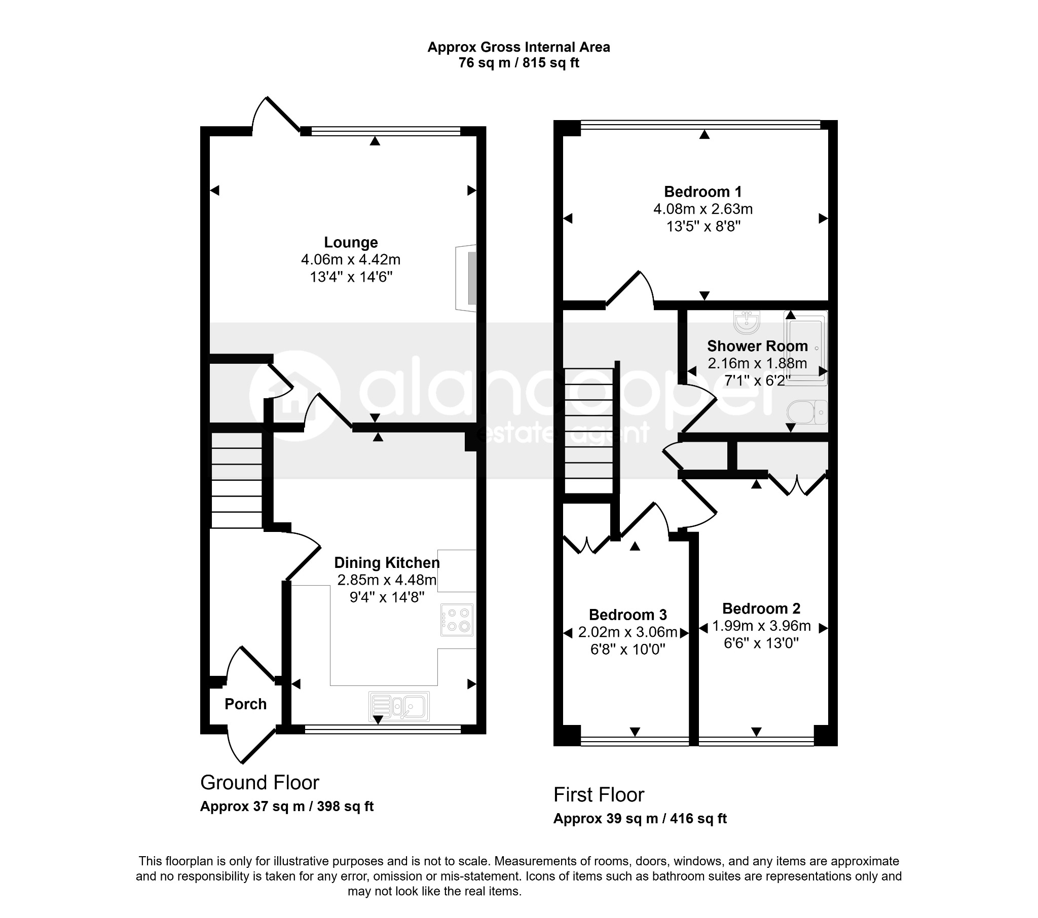 5 Warwick Green, Bulkington, Warwickshire floorplan