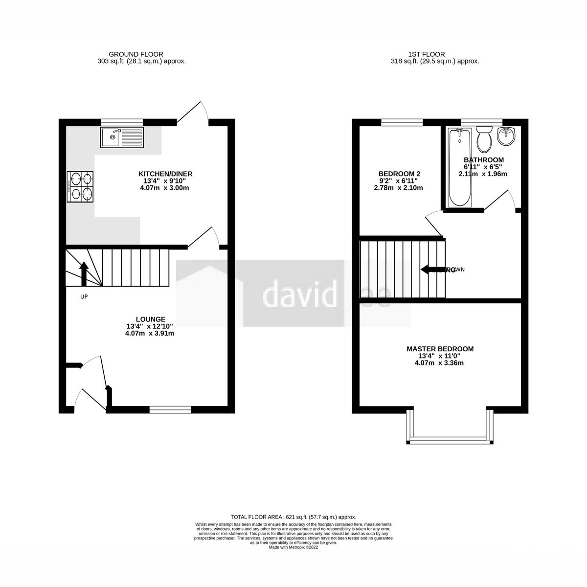 10, Calverley Close, Bishop's Stortford floorplan
