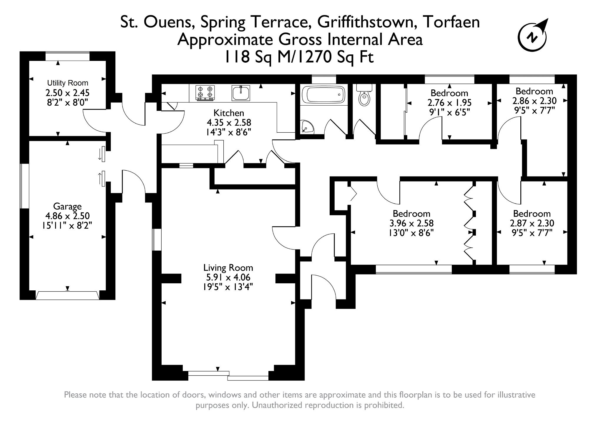 St. Ouens, Spring Terrace, Griffithstown floorplan
