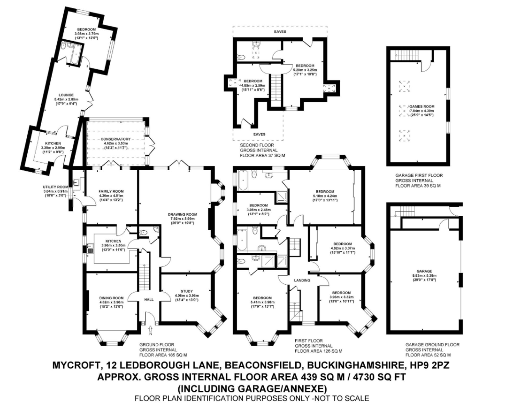12 Ledborough Lane, Beaconsfield floorplan