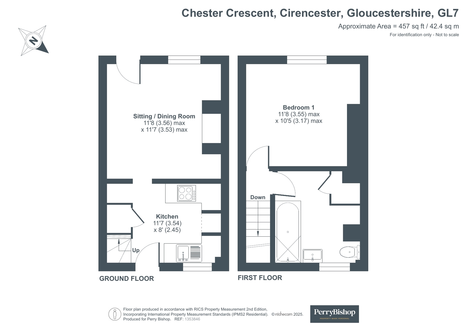 18, Chester Crescent, Gloucestershire floorplan
