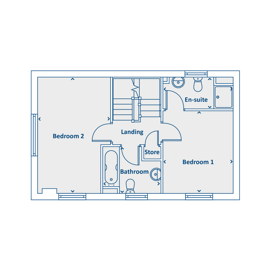Plot 164, Kingsgate, Bridlington floorplan