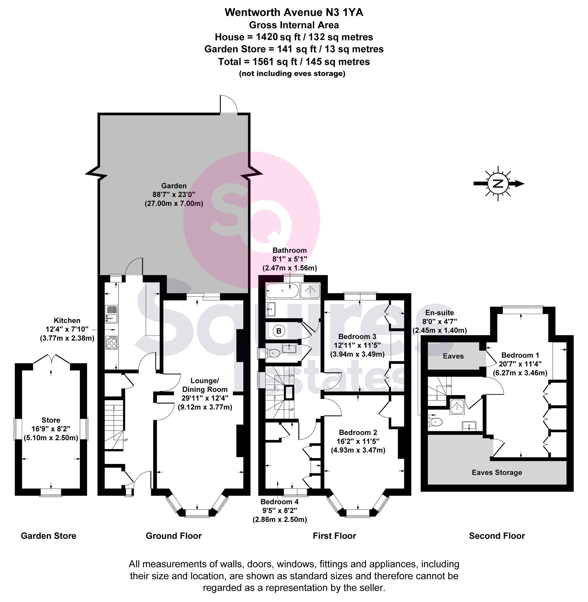 21 Wentworth Avenue, London floorplan