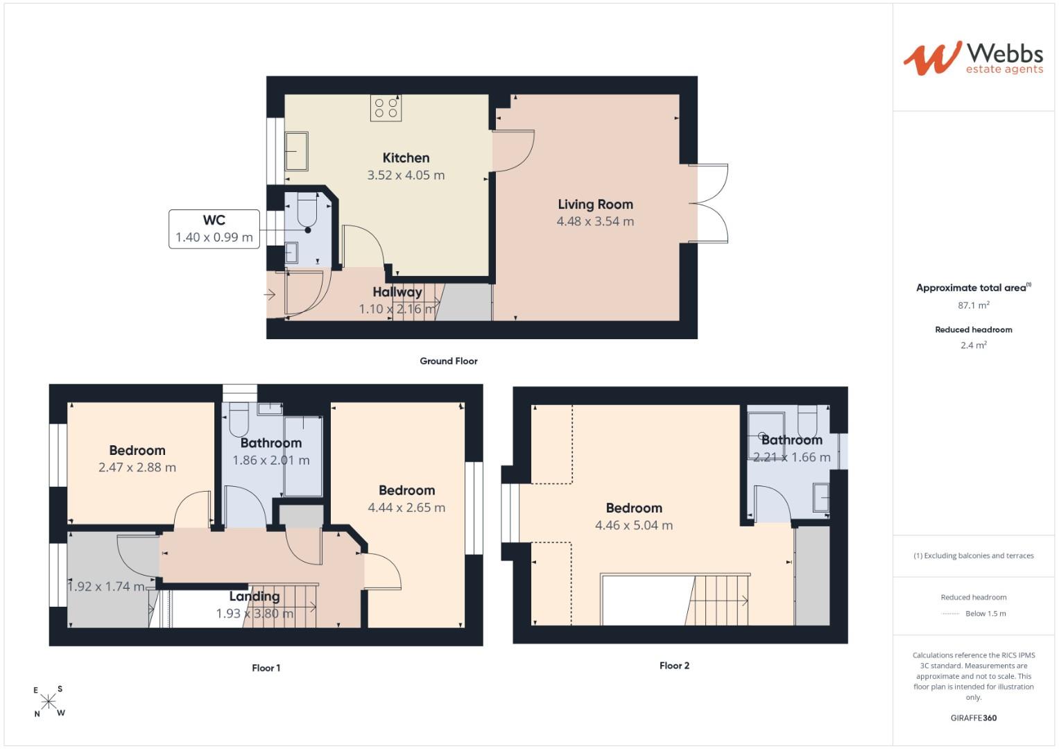 19, Bluebell Crescent, Walsall floorplan