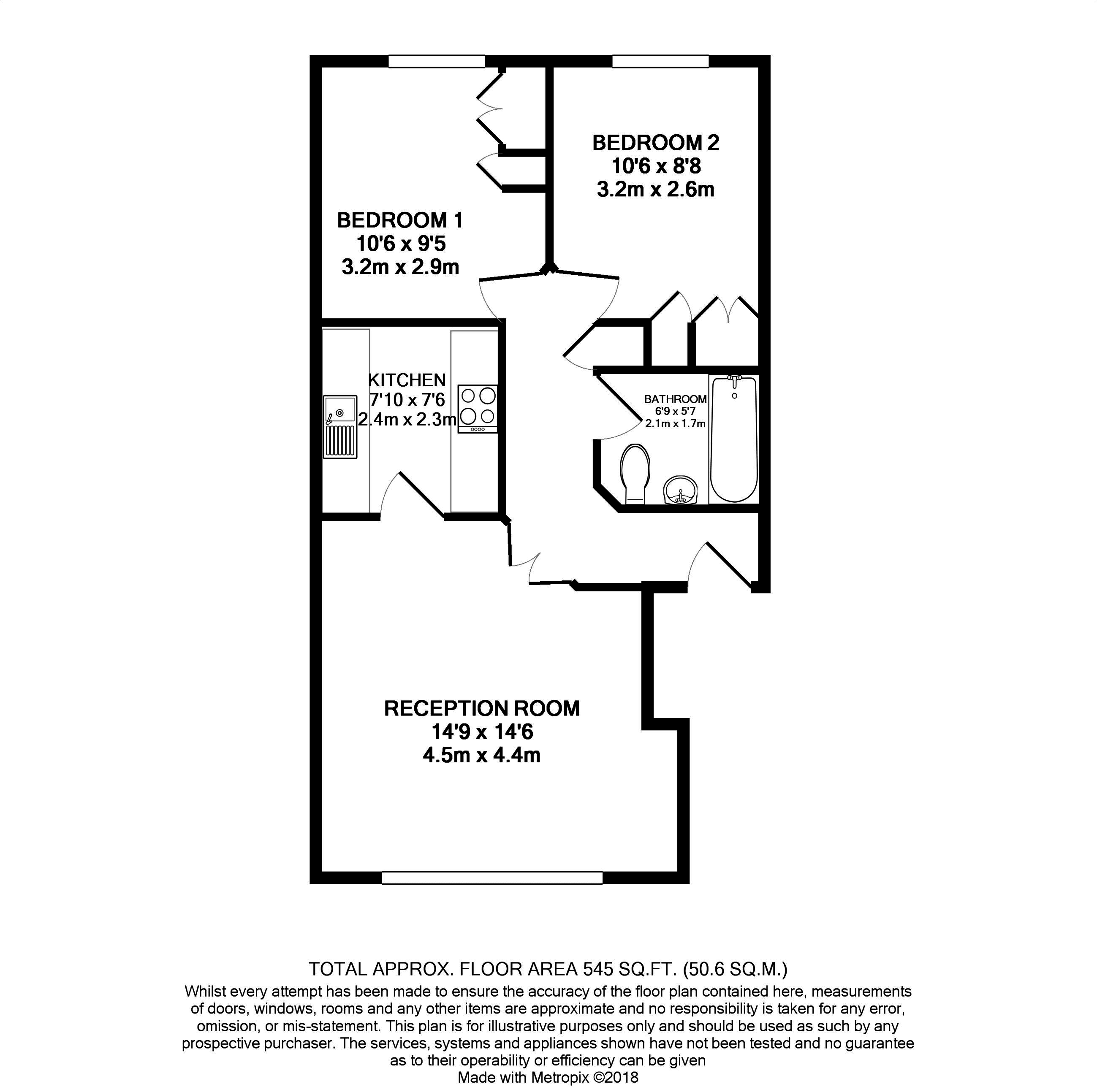 2 Bedrooms Flat to rent in Tanners Yard, Long Lane SE1