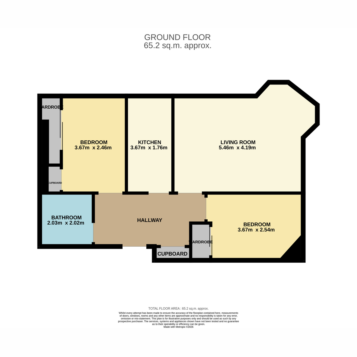 Flat 2/l, 60, Main Street, Dundee floorplan