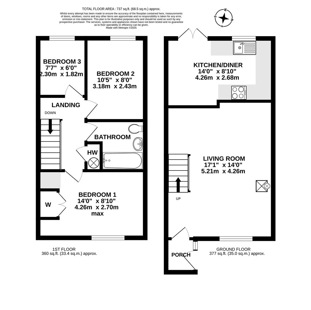 65, Ashwood Road, Corsham floorplan