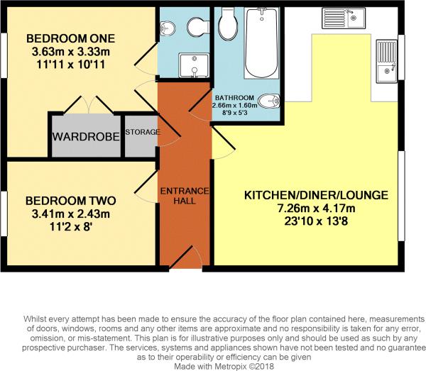 Cromwell Street, Bristol floorplan