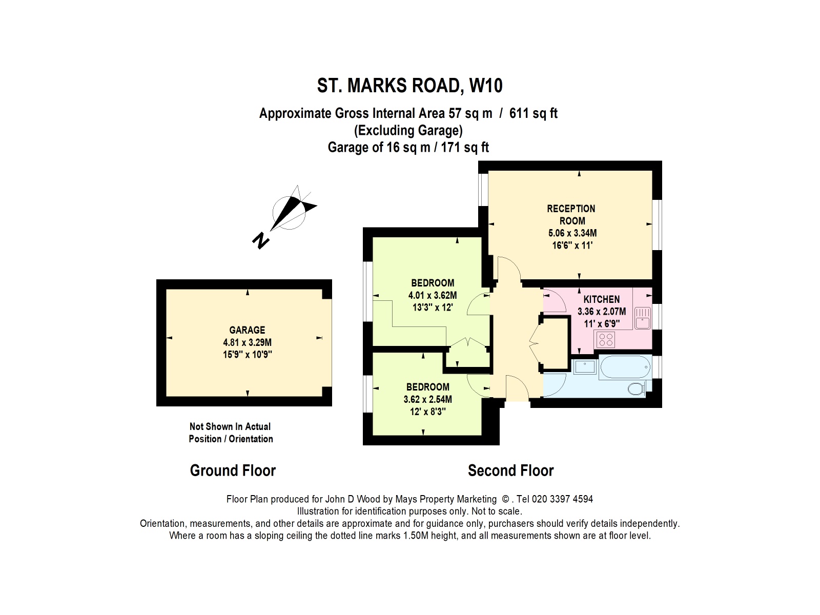 St. Marks Road, London floorplan
