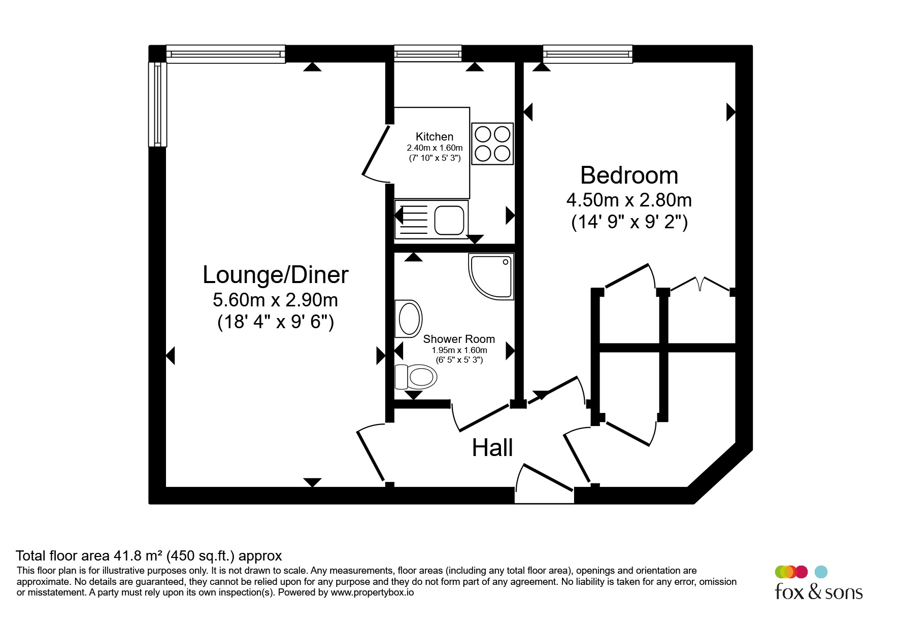Flat 20, Buckingham Court, 12, Mount Pleasant Road, Poole floorplan