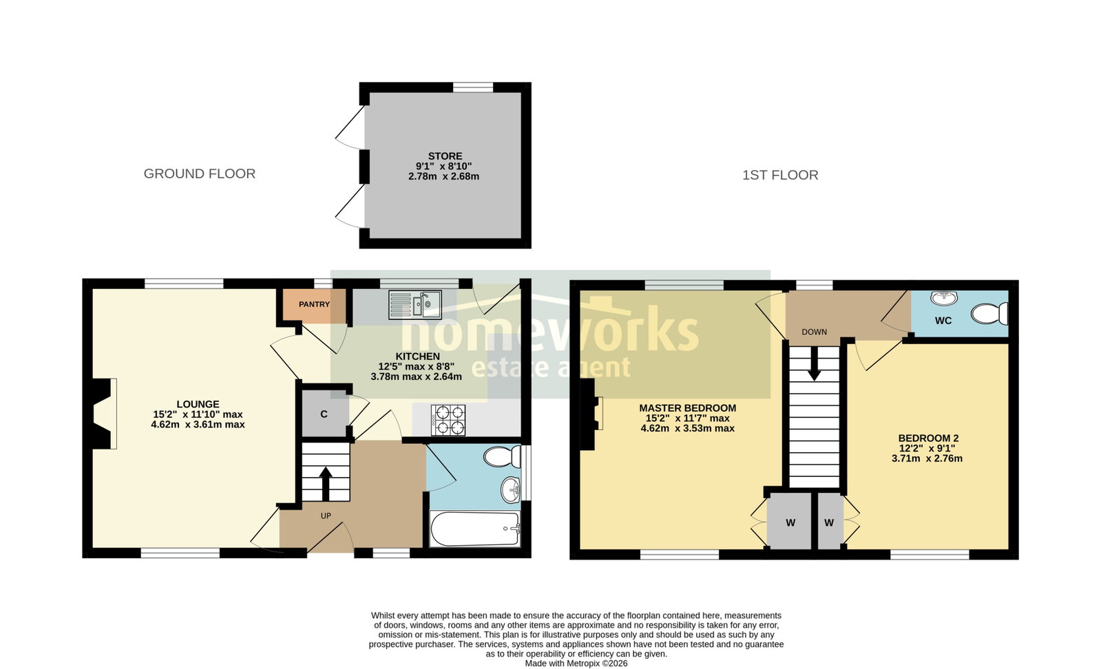 46, Becclesgate, Dereham floorplan
