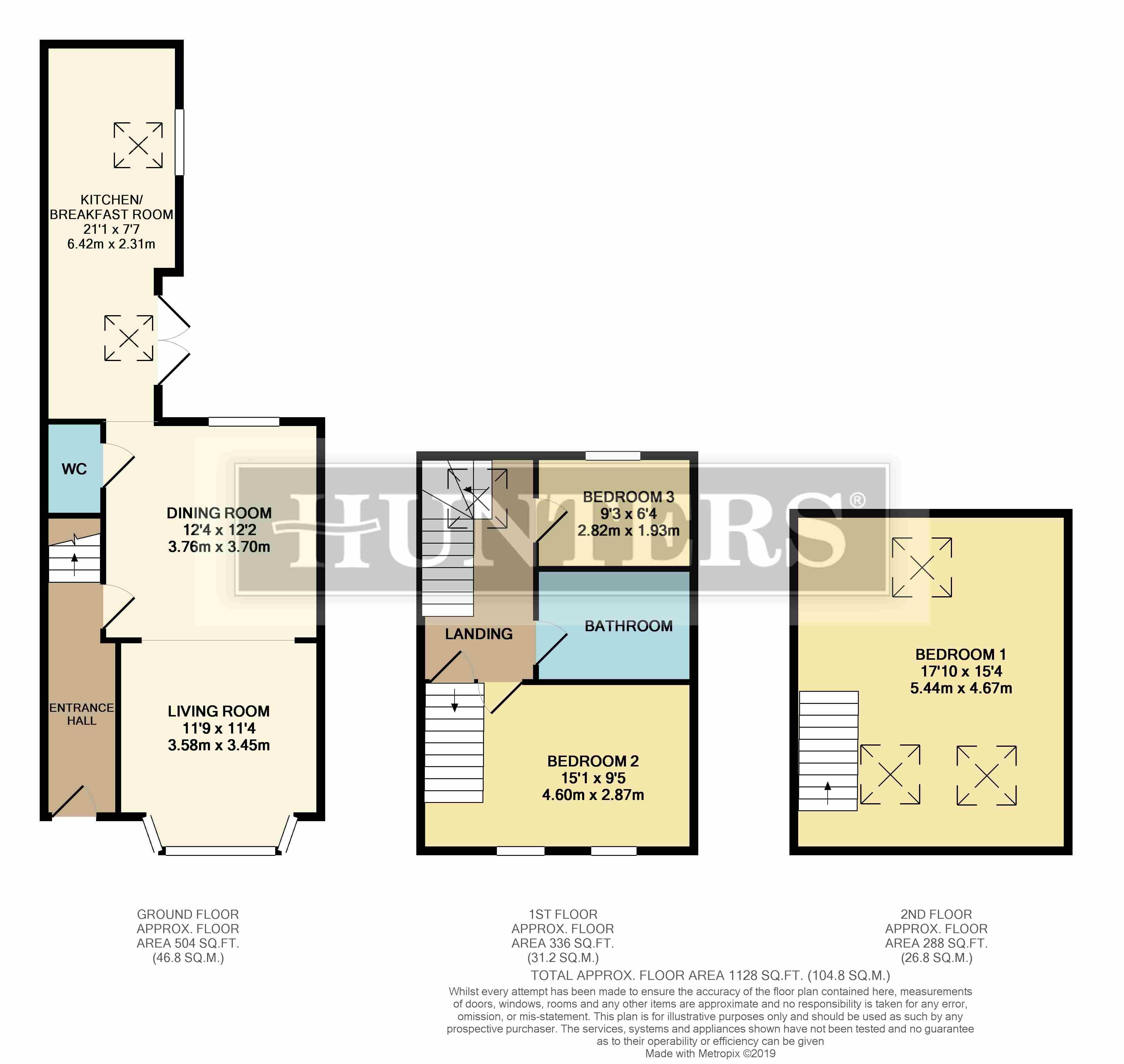3 Bedrooms Terraced house for sale in Mayfield Terrace, Harrogate HG1