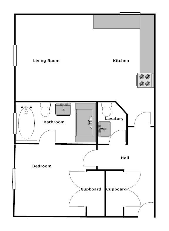 1 Bedrooms Flat to rent in Town Mead, West Green, Crawley RH11