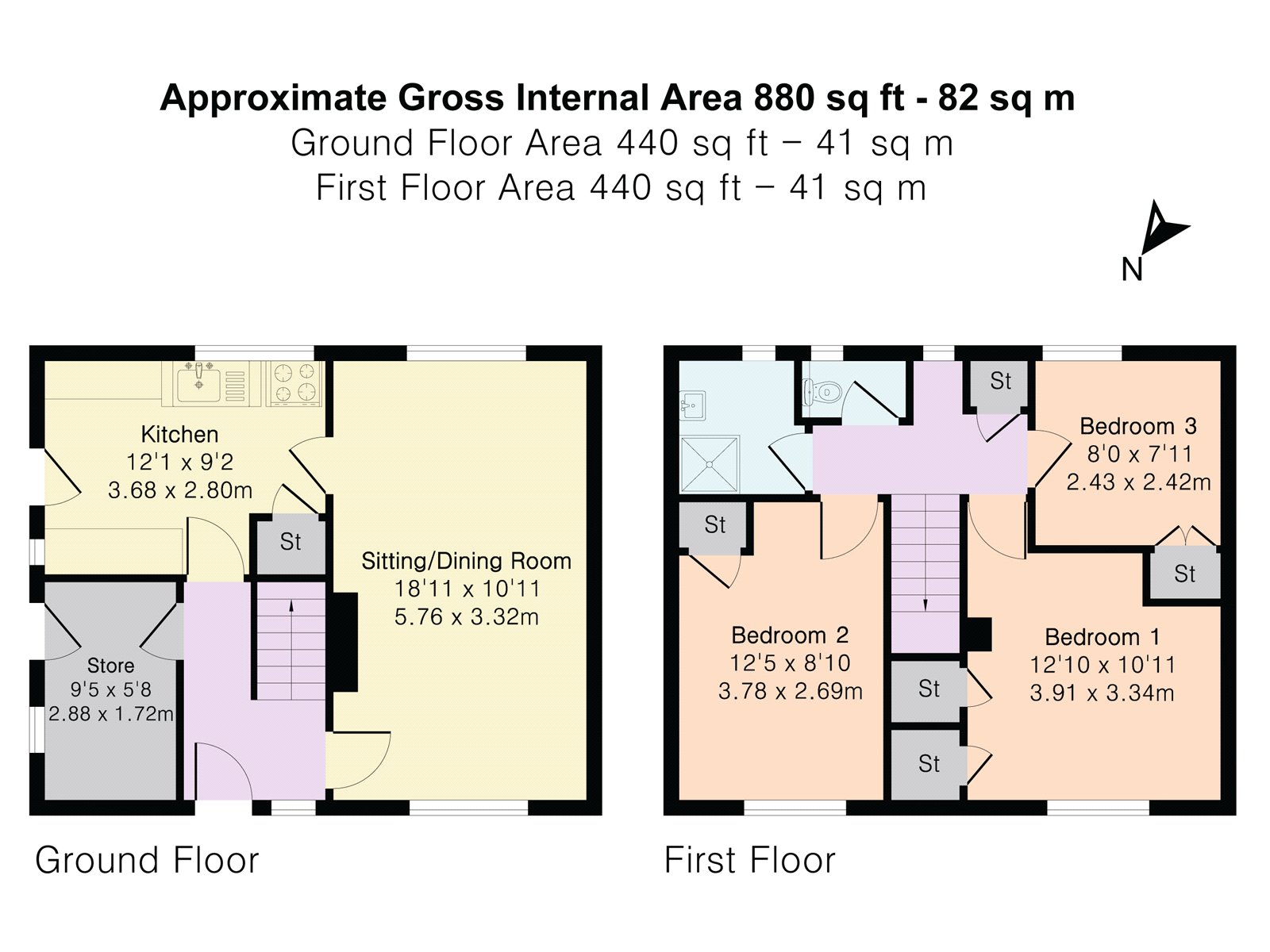 40, Elton Crescent, Oxford floorplan