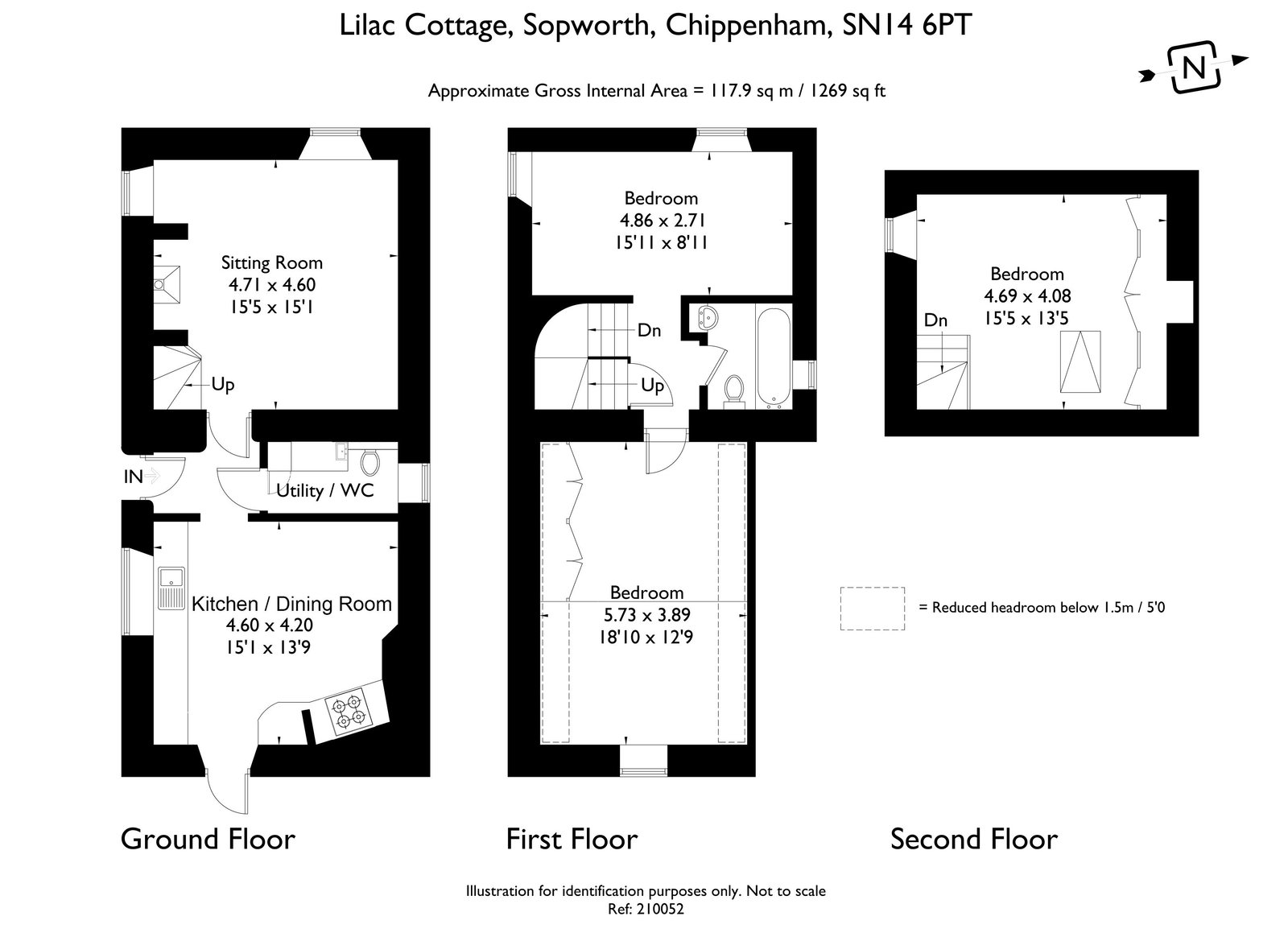 Lilac Cottage, Chippenham floorplan