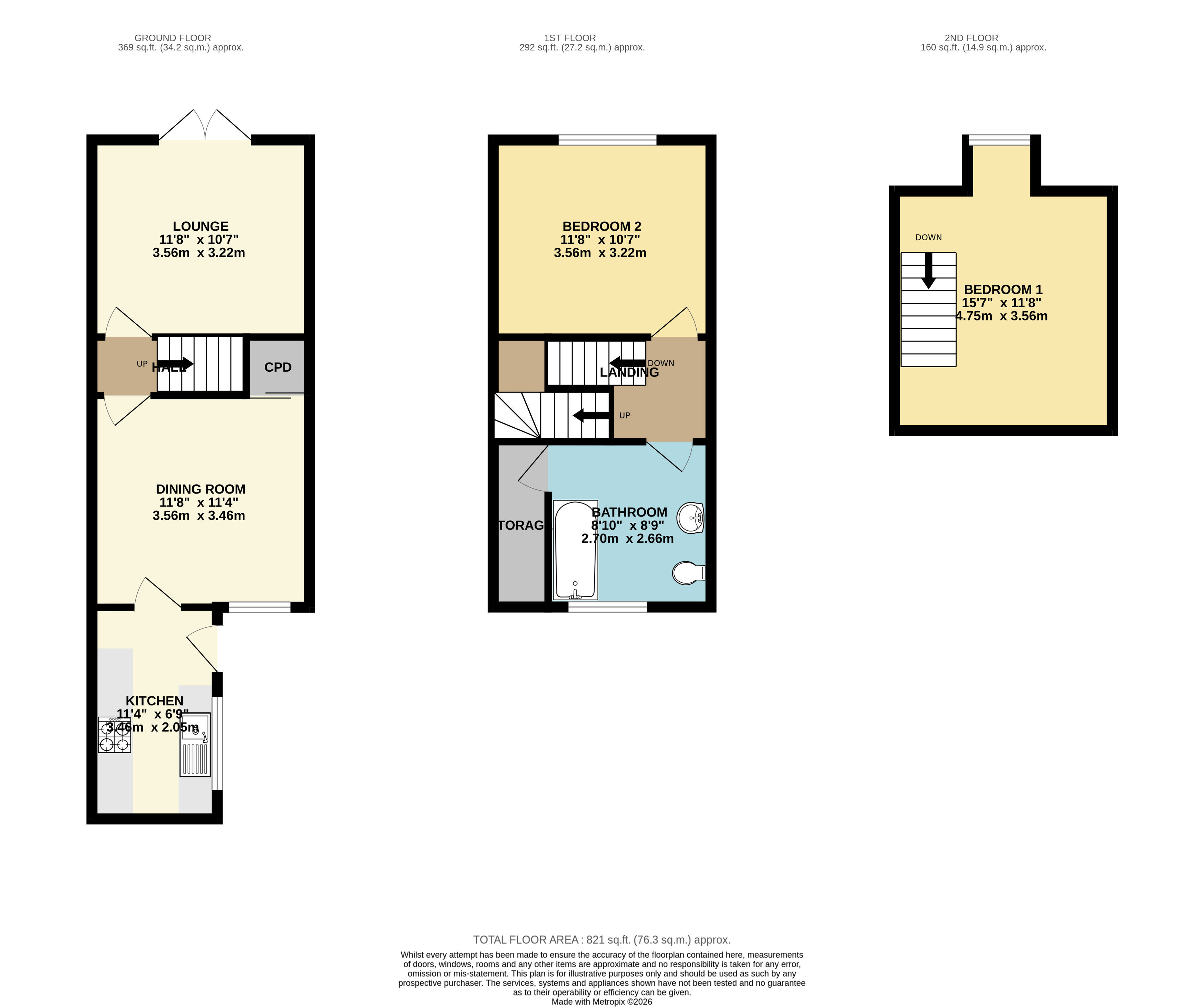83, Cranwell Street, Lincoln floorplan