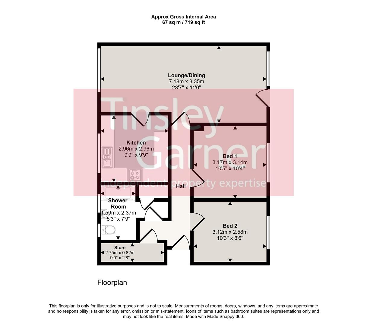 54, Ivyhouse Drive, Stoke-On-Trent floorplan