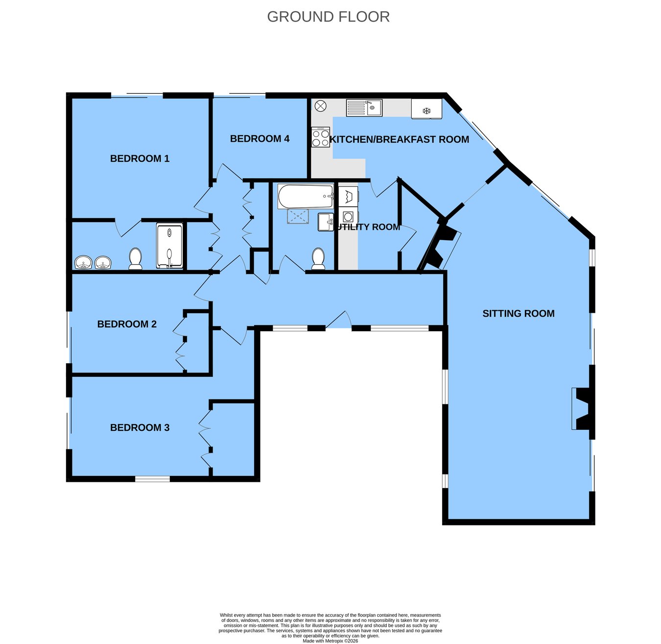 The Dodo House, Caldbec Hill, Battle floorplan