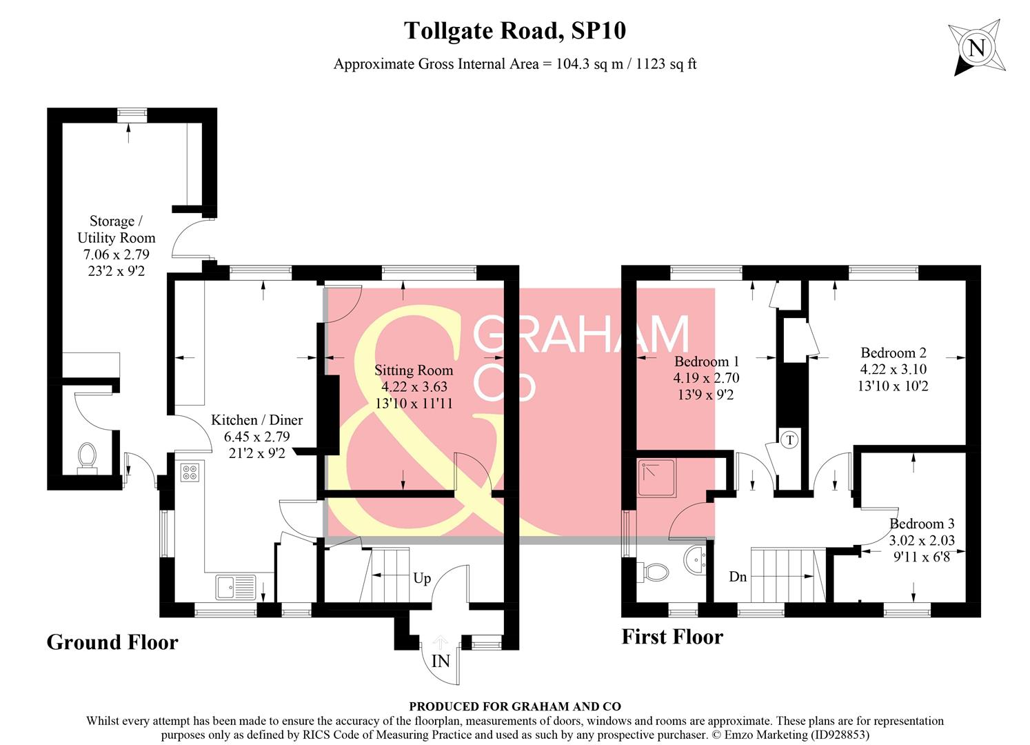 Tollgate Road, Andover SP10, 3 bedroom semidetached house for sale