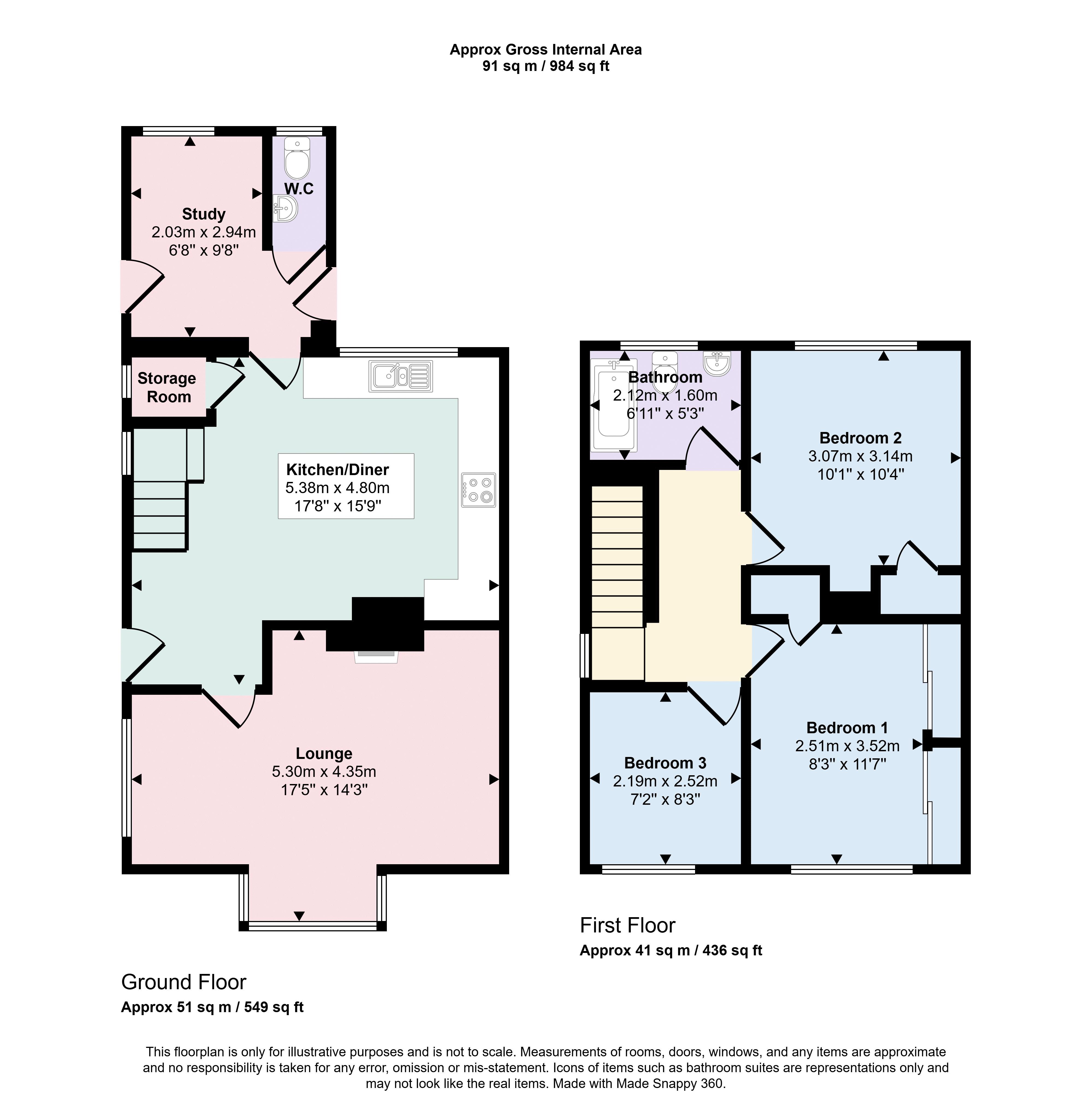 61, Blair Road, Trowbridge floorplan