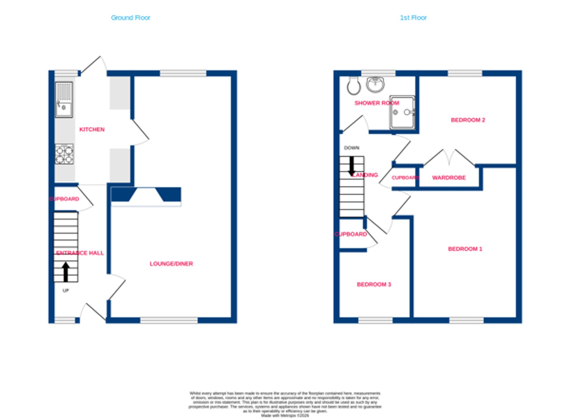 70 Jermayns, Basildon floorplan