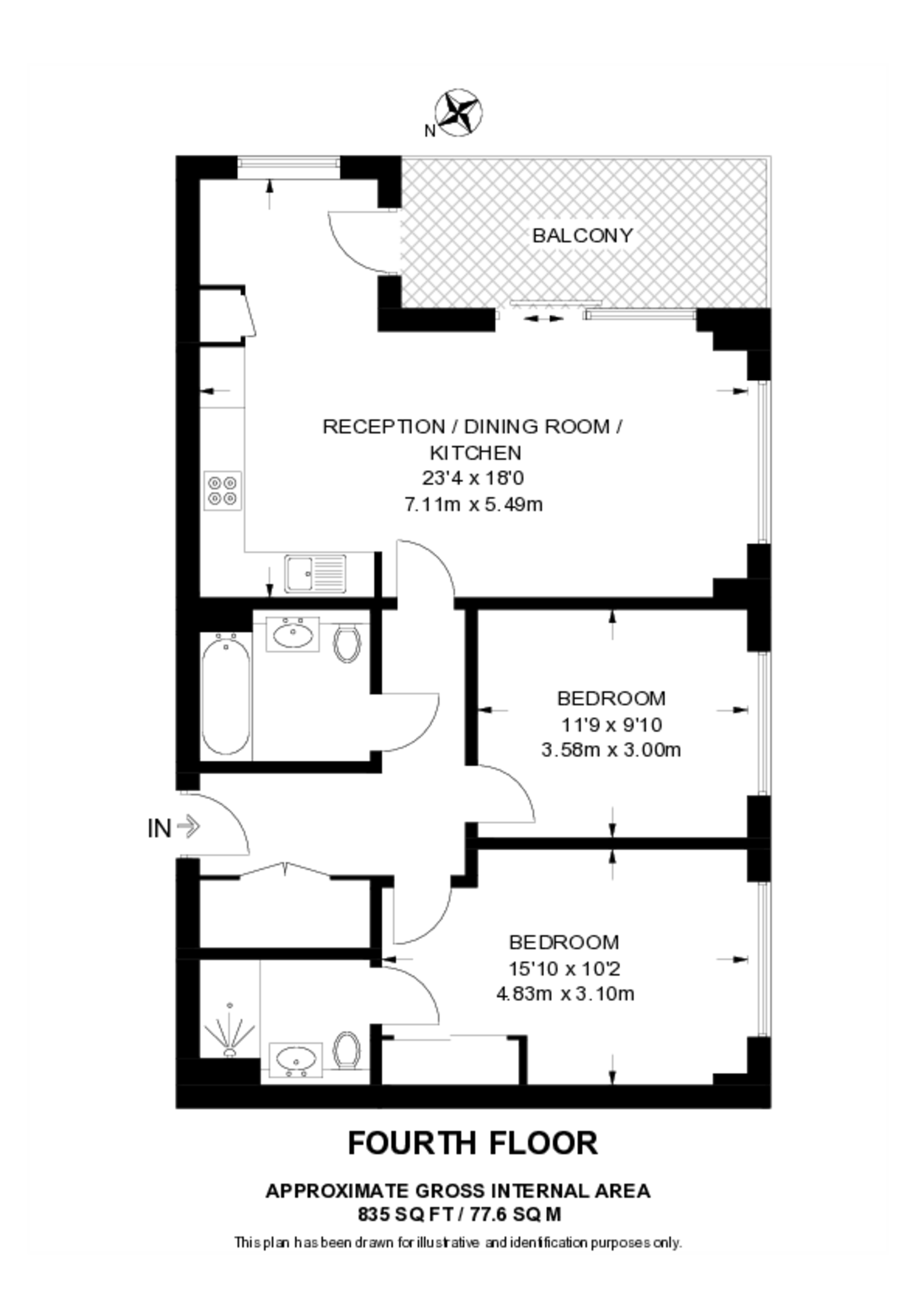 Hoy Close, Colindale floorplan