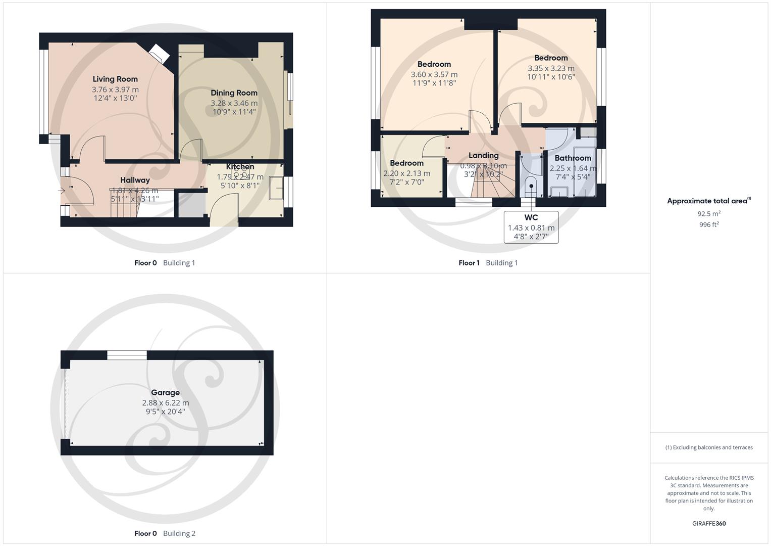 21, Gipton Wood Crescent, Leeds floorplan