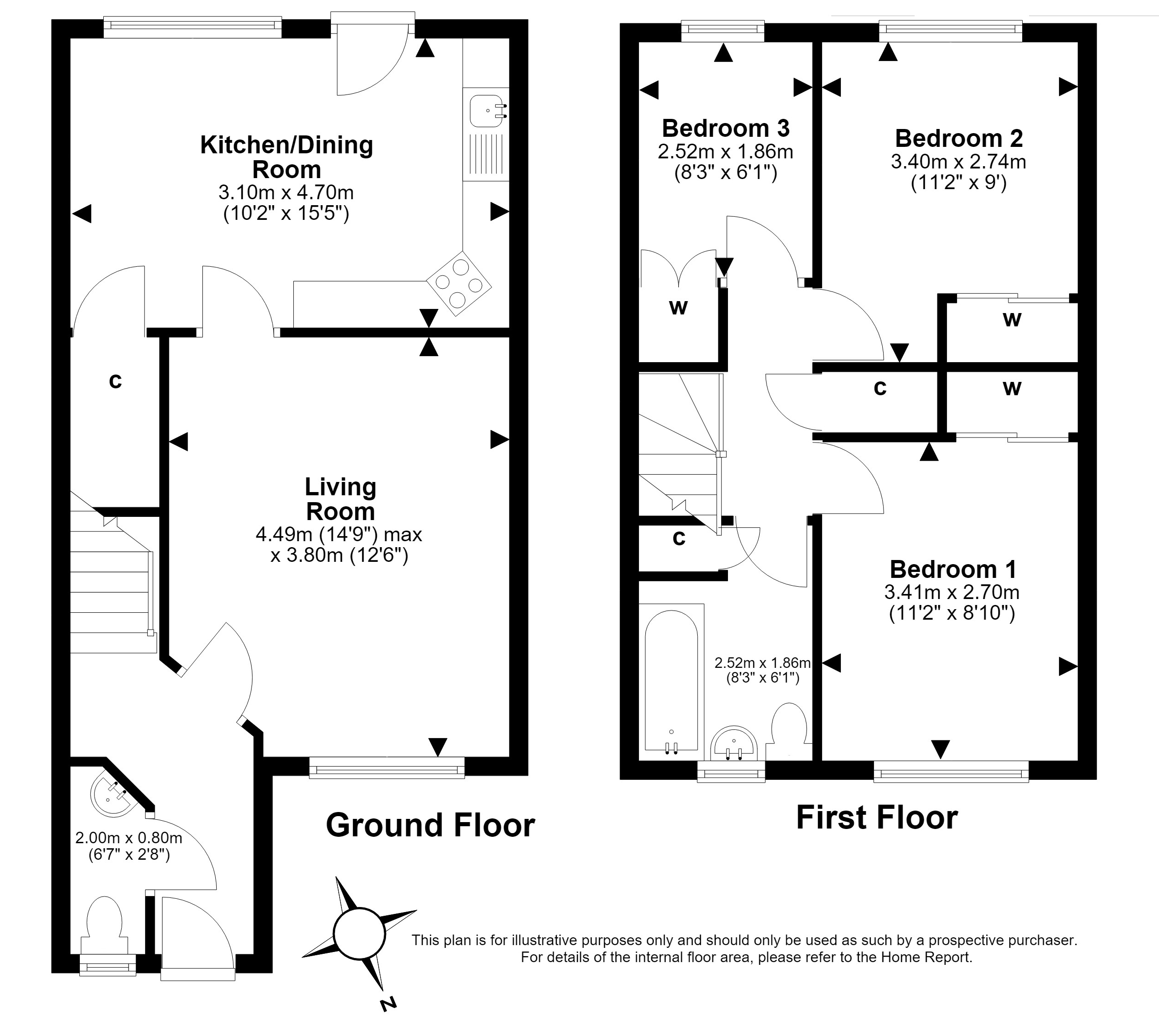 17, Gladstone's Gait, Bonnyrigg floorplan