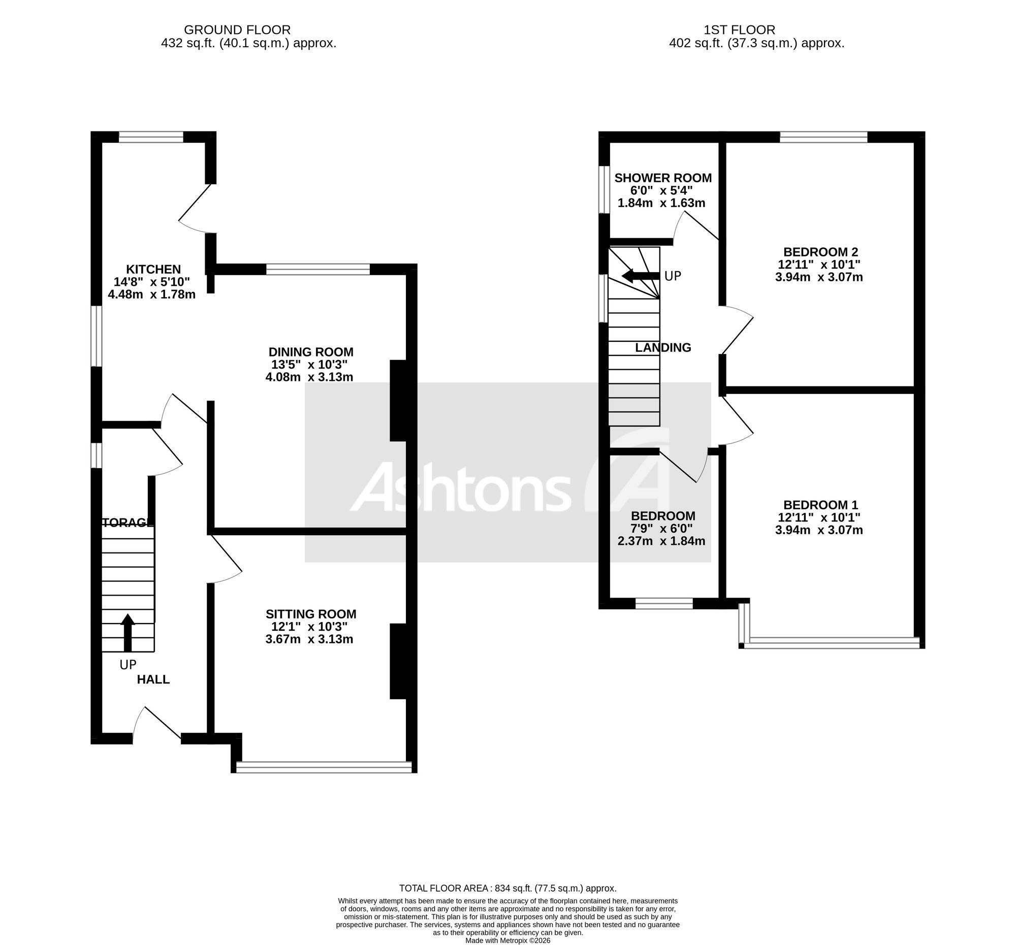 586 Liverpool Road, Warrington floorplan