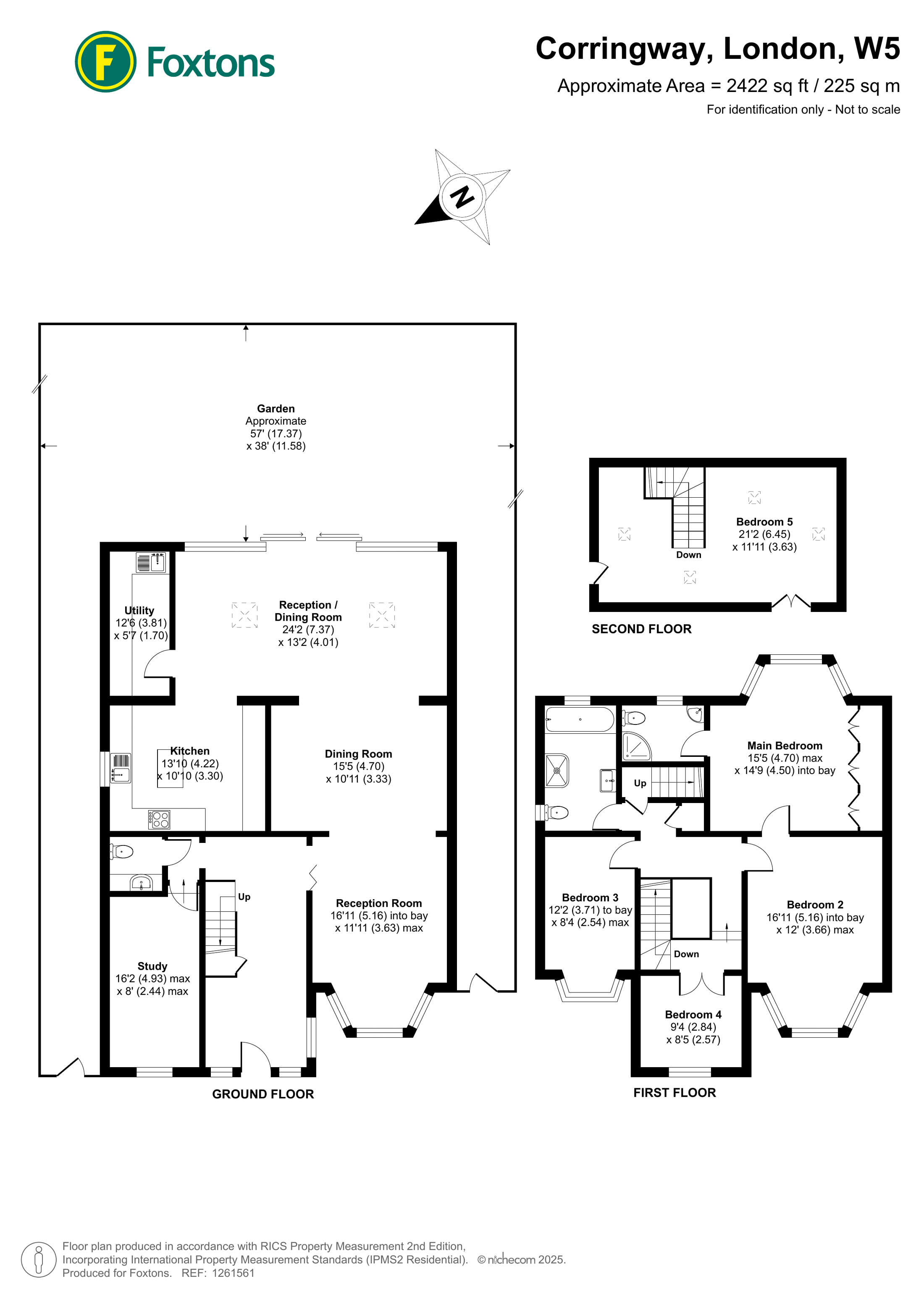 Corringway, Ealing floorplan