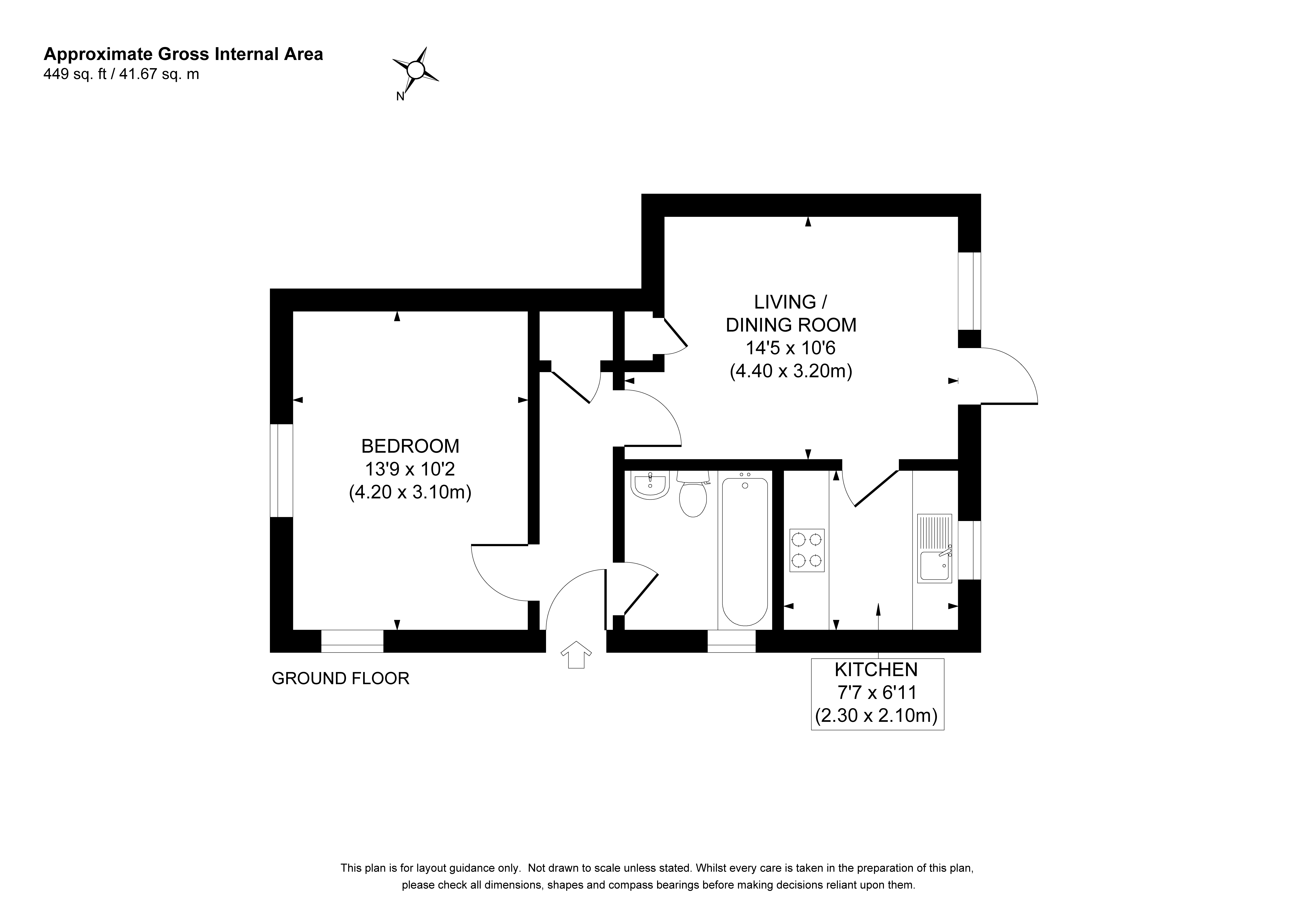 2 Highgrove House,, Kingfisher Drive, Surrey floorplan