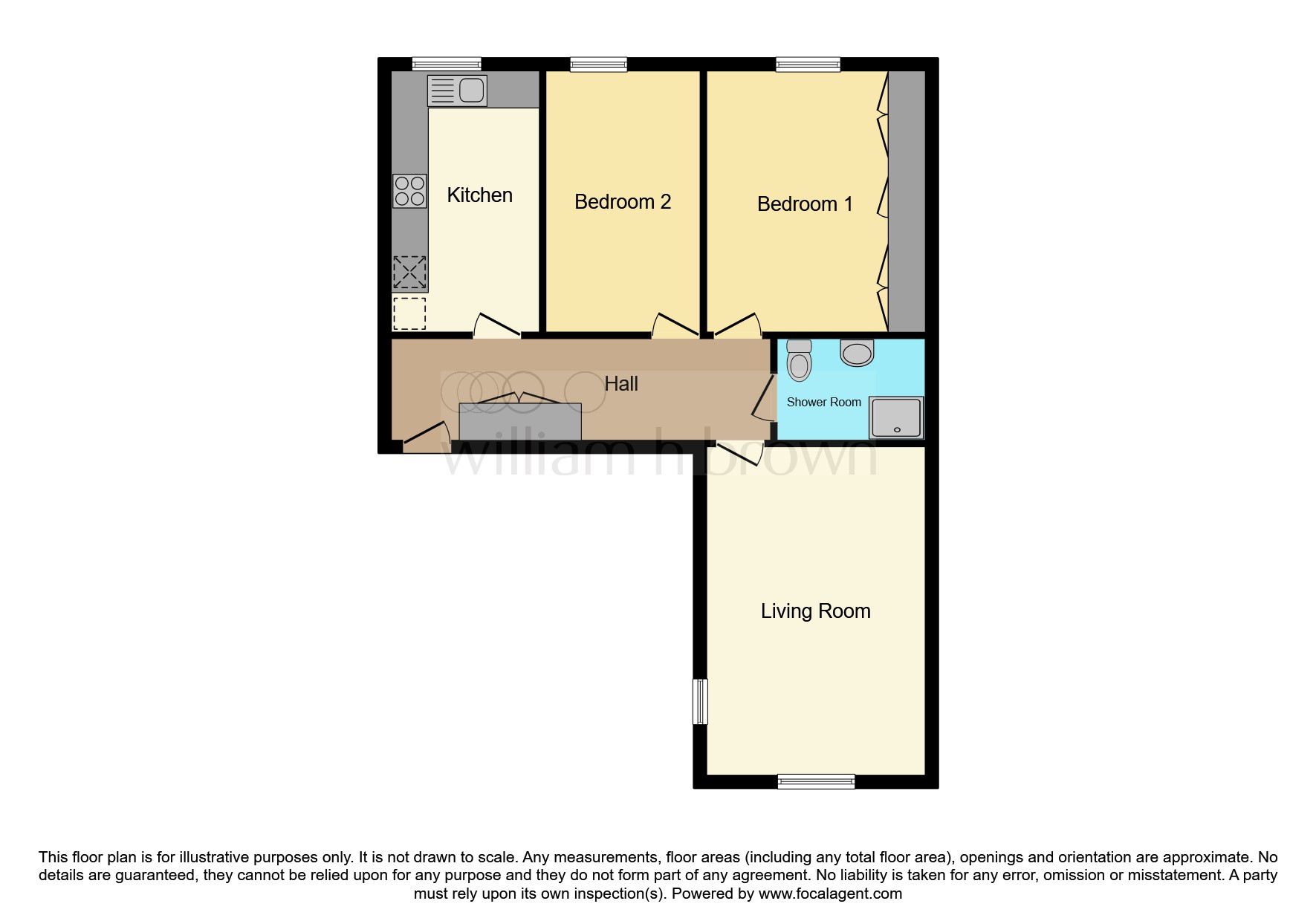 Flat 15, Uvedale Court, Coddenham Road, Ipswich floorplan