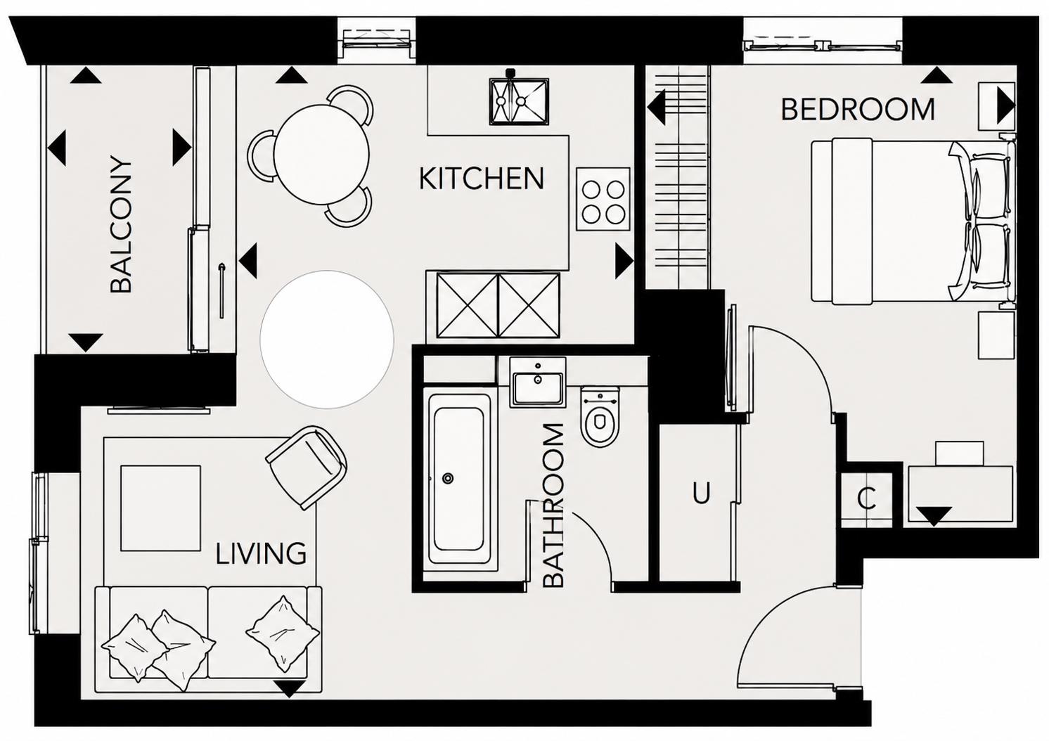 Woodberry Down, Finsbury Park, London floorplan