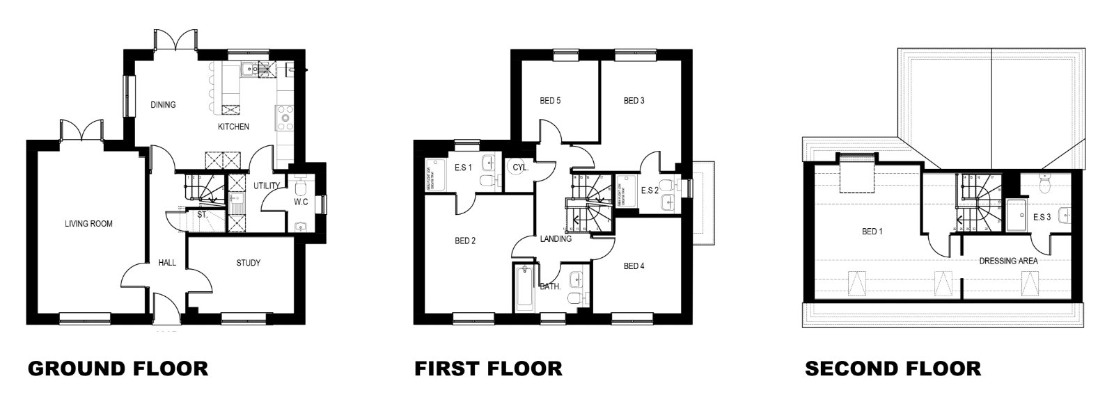Plot 3, The Rosemary - Show Home,, Plot 3 Cussins Rosemary, Eccleston Park, Backworth floorplan